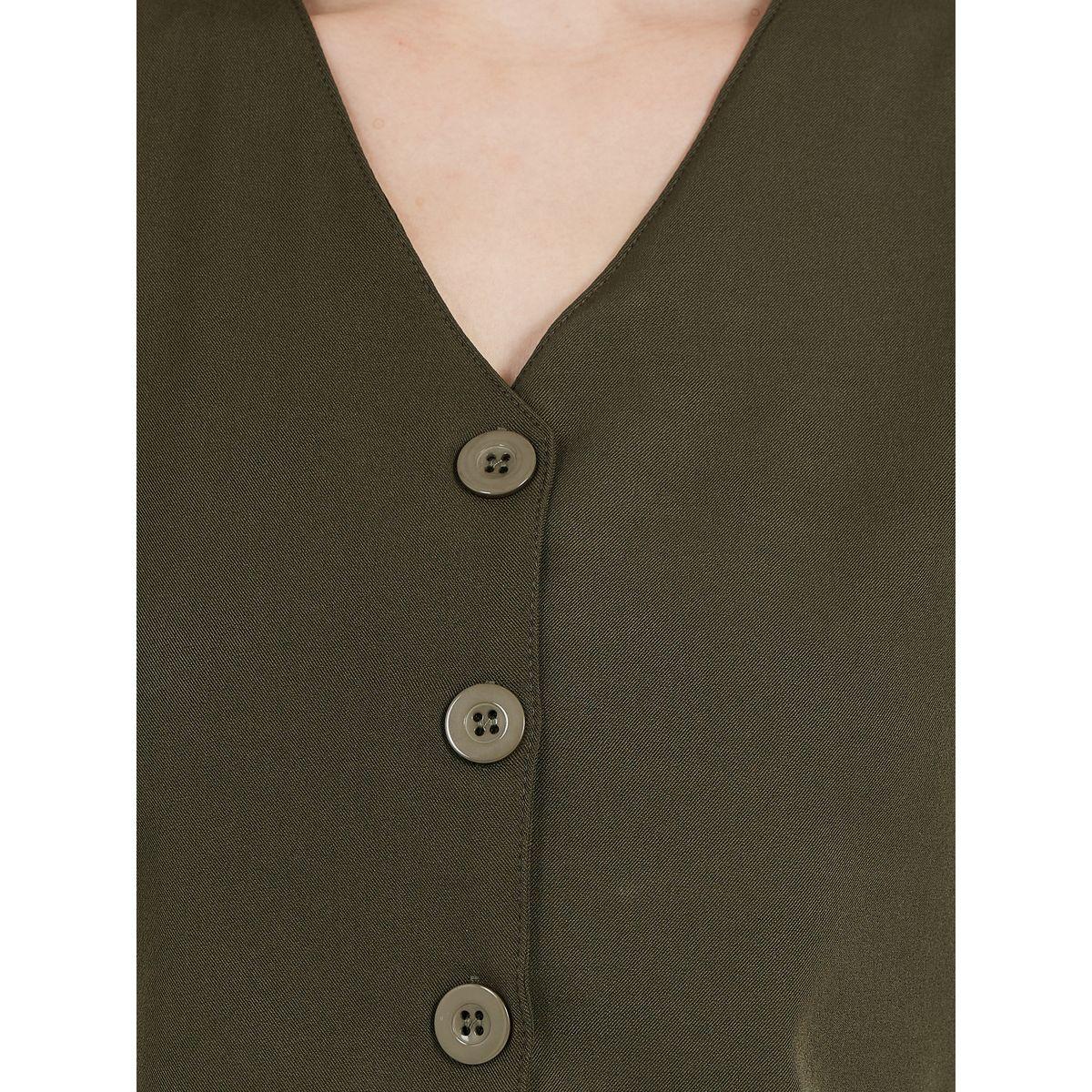 Styli Regular Fit Waistcoat and Wide Leg Pants Co-Ords-women-clothing-coordsets-image-3