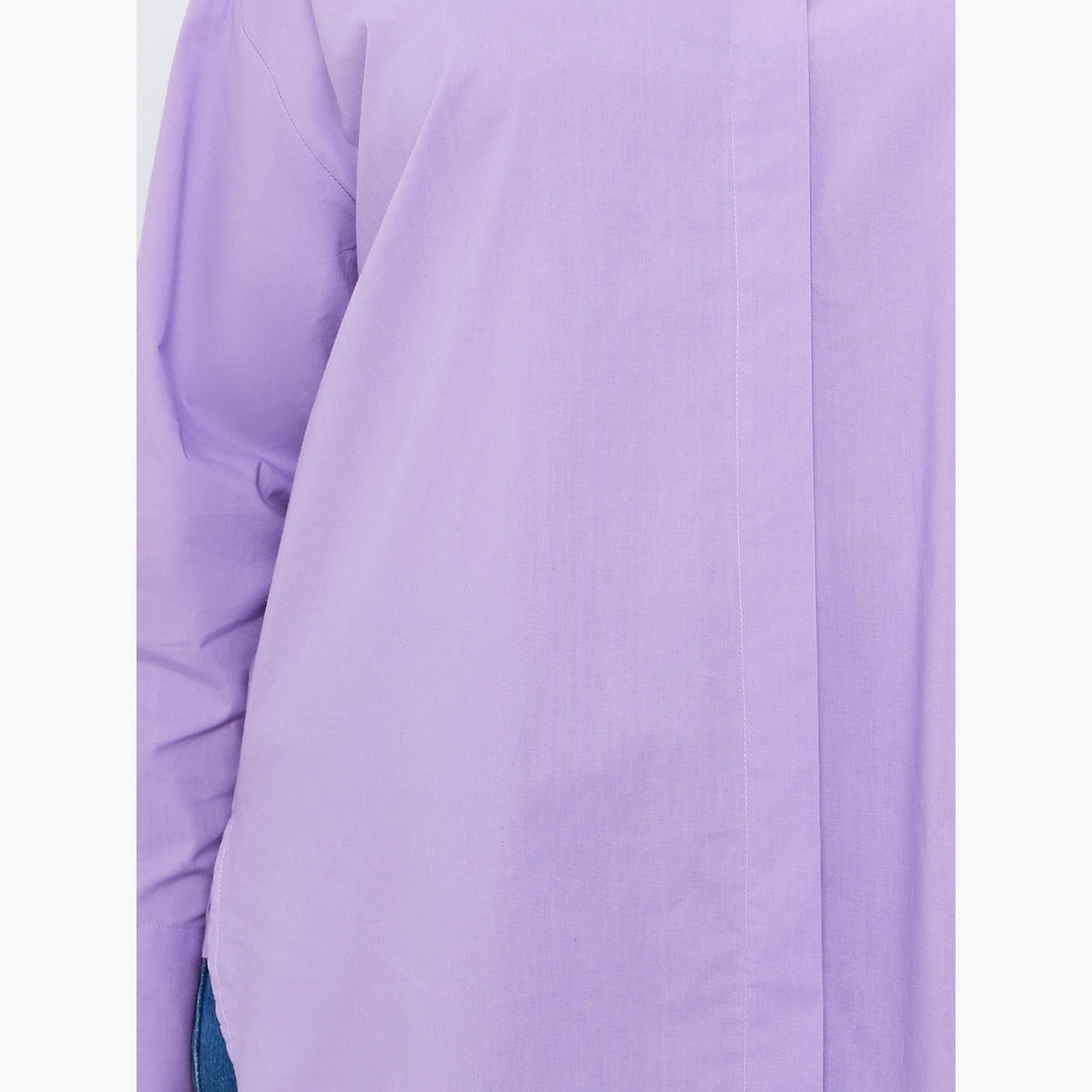 Styli Plus Size Solid Oversized Shirt-women-clothing-shirtsandblouses-shirts-image-4
