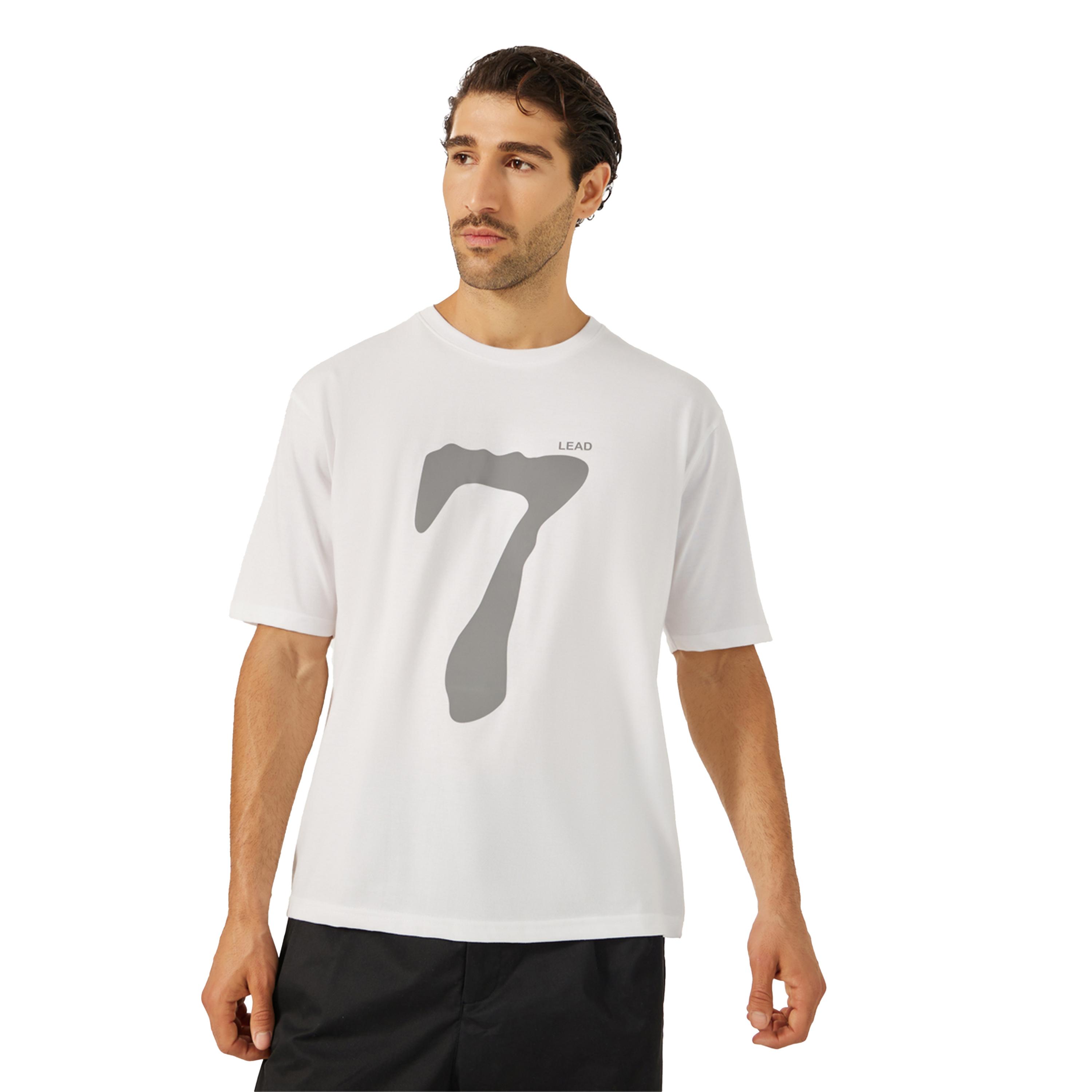 Styli Front 7 Reflective Print Oversized T-Shirt-men-clothing-tshirtsandpolos-tshirts-image-1