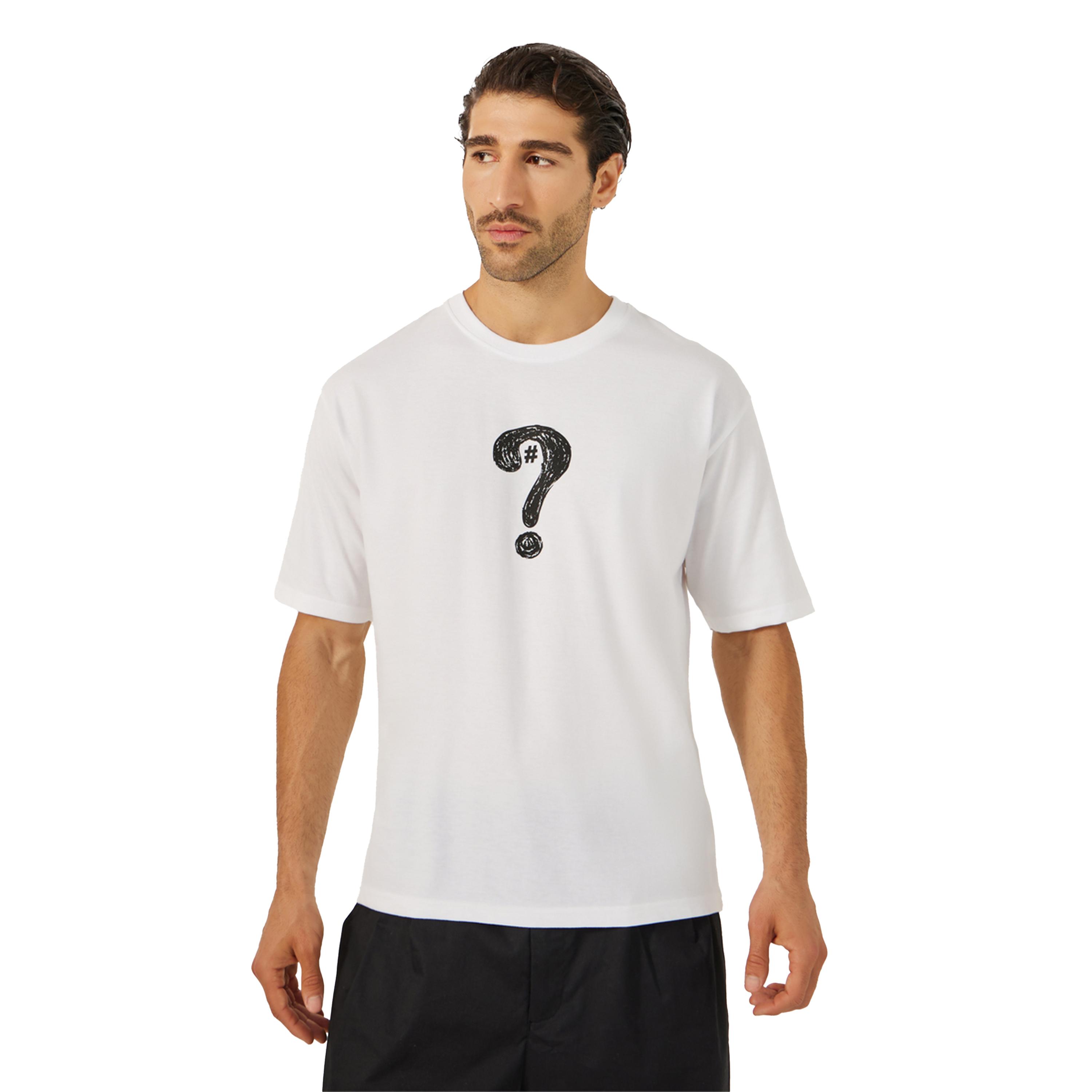 Styli Question Mark Graphic Print Oversized T-Shirt-men-clothing-tshirtsandpolos-tshirts-image-1