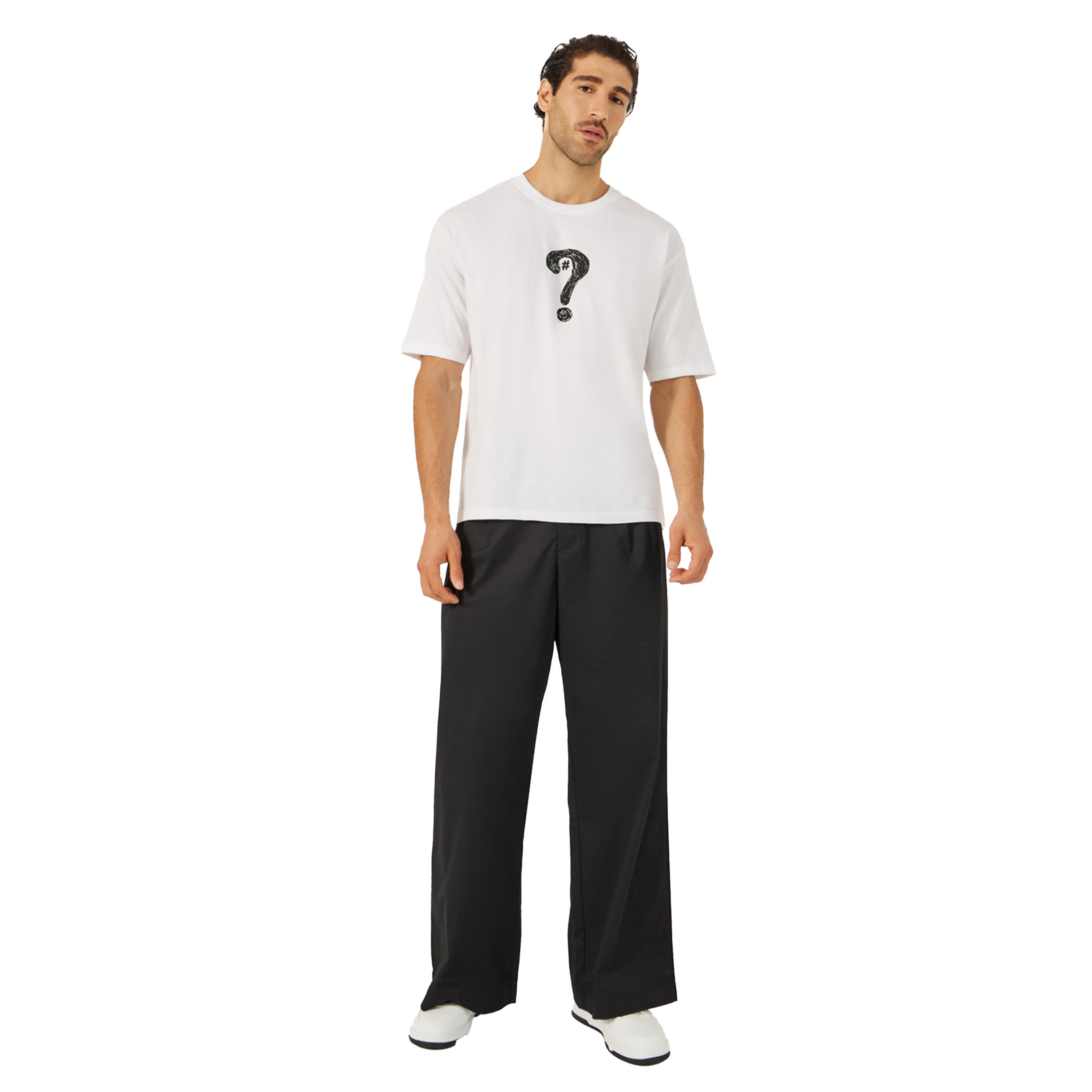 ستايلي - تي شيرت مقاس كبير بطبعة رسومية لعلامة استفهام-men-clothing-tshirtsandpolos-tshirts-image-2