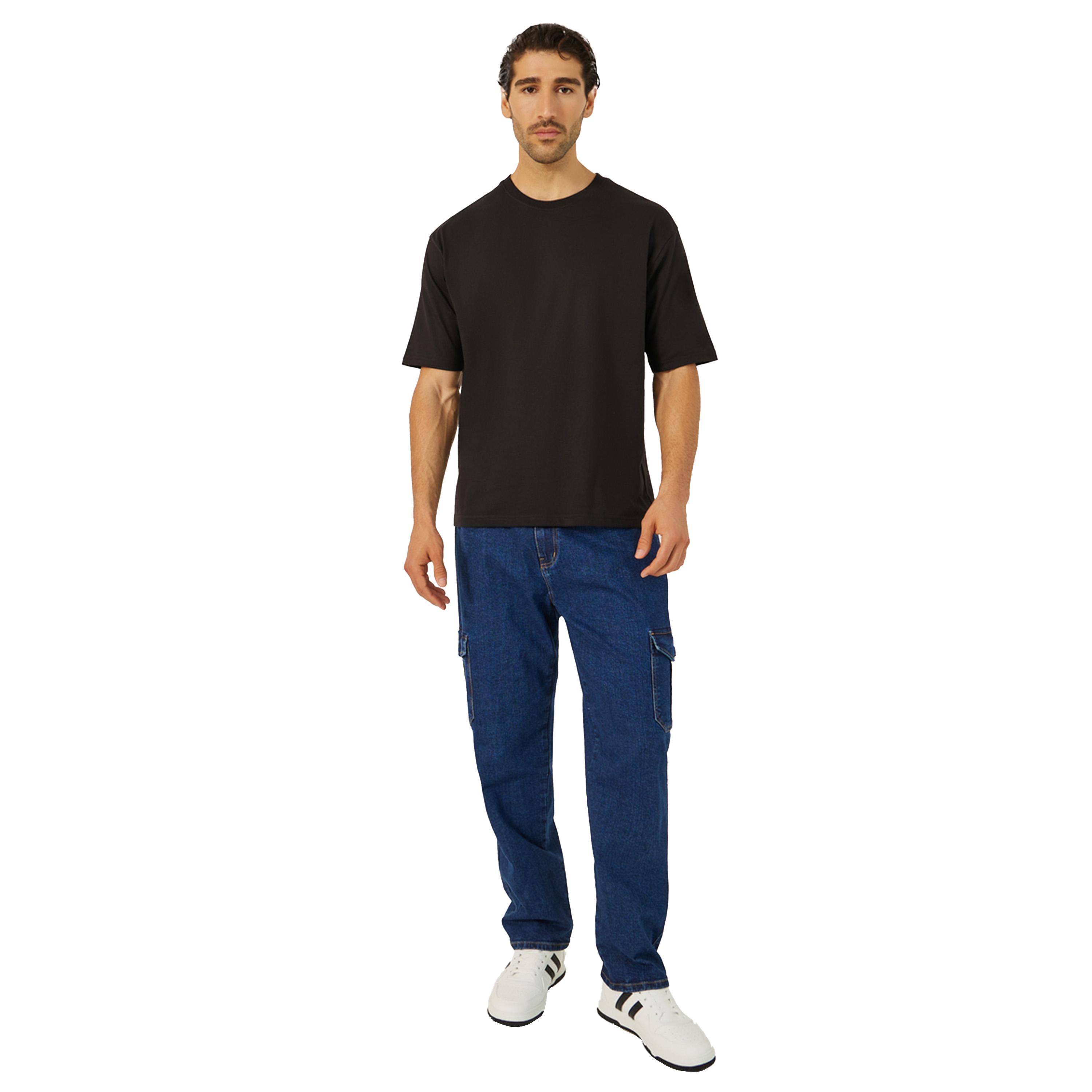 ستايلي - تي شيرت كبير الحجم بطبعة نص ياباني على الظهر-men-clothing-tshirtsandpolos-tshirts-image-3