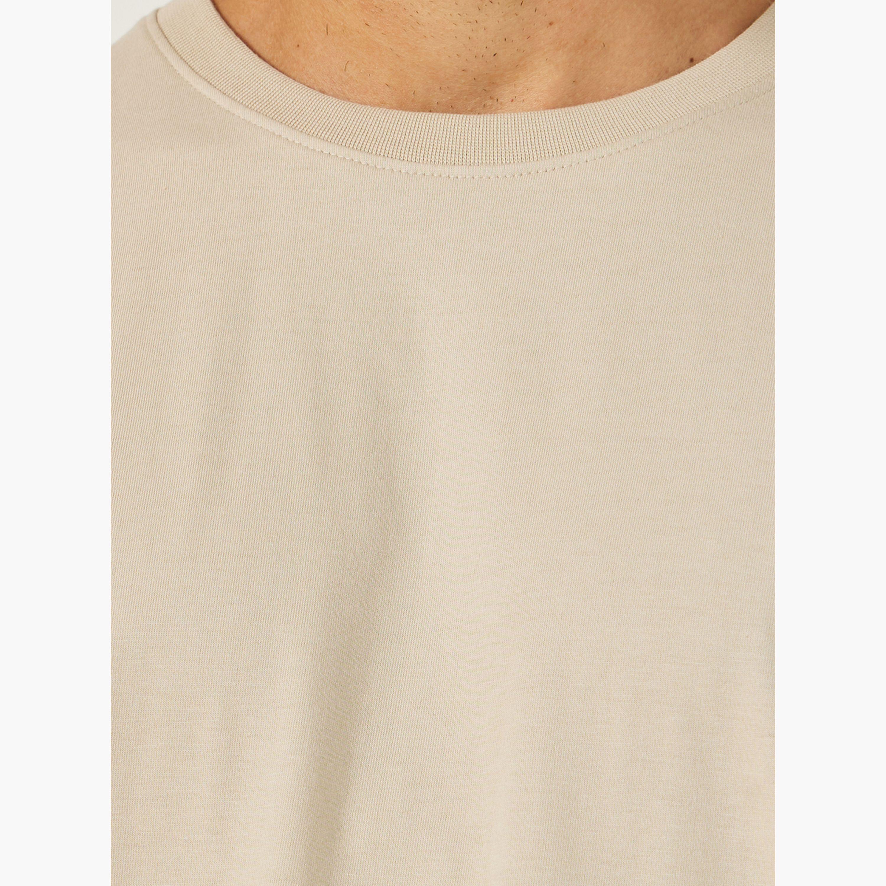 ستايلي - تي شيرت كبير الحجم بطبعة نص ياباني على الظهر-men-clothing-tshirtsandpolos-tshirts-image-4