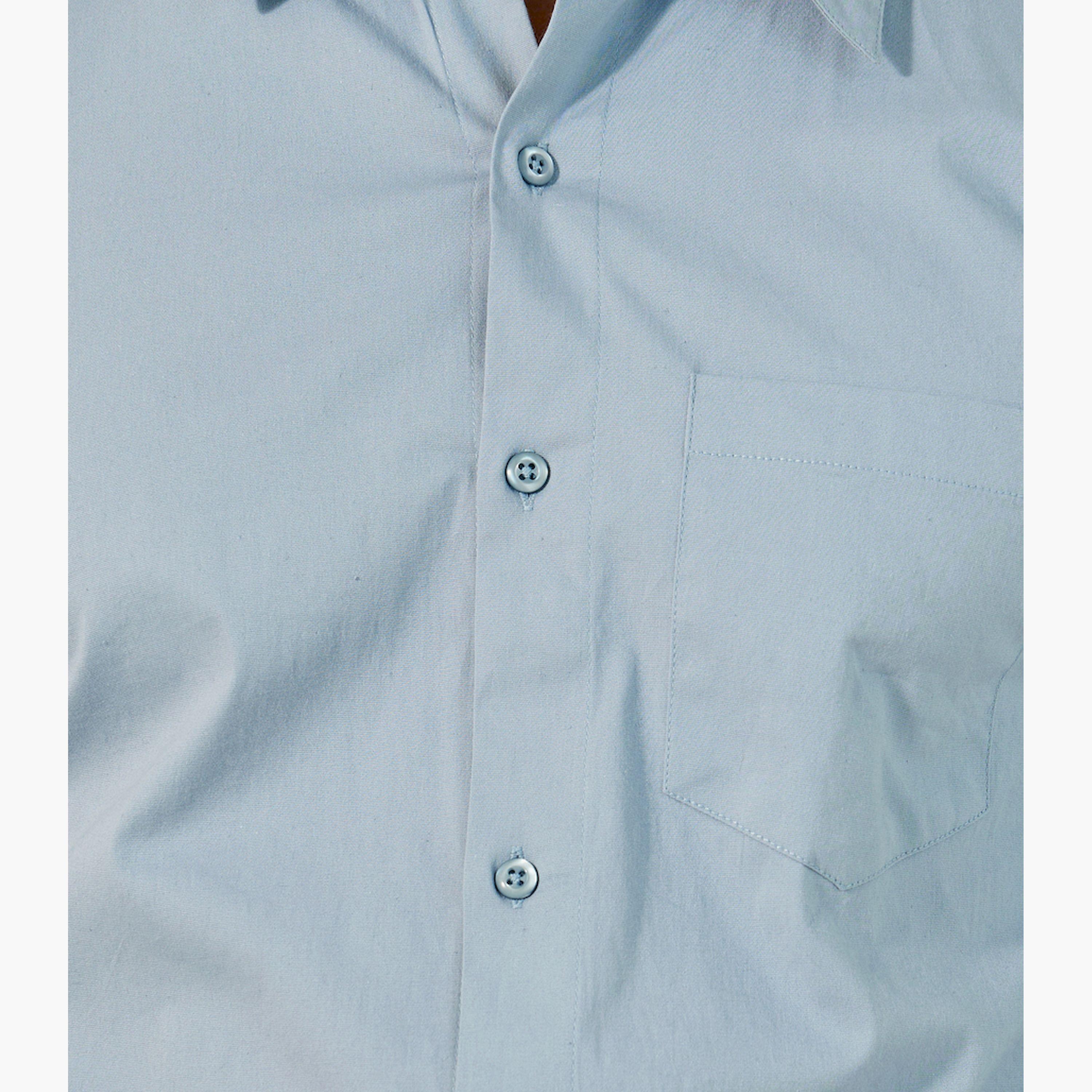 Styli Sim Fit Chest Pocket Spread Collar Shirt-men-clothing-shirts-image-3