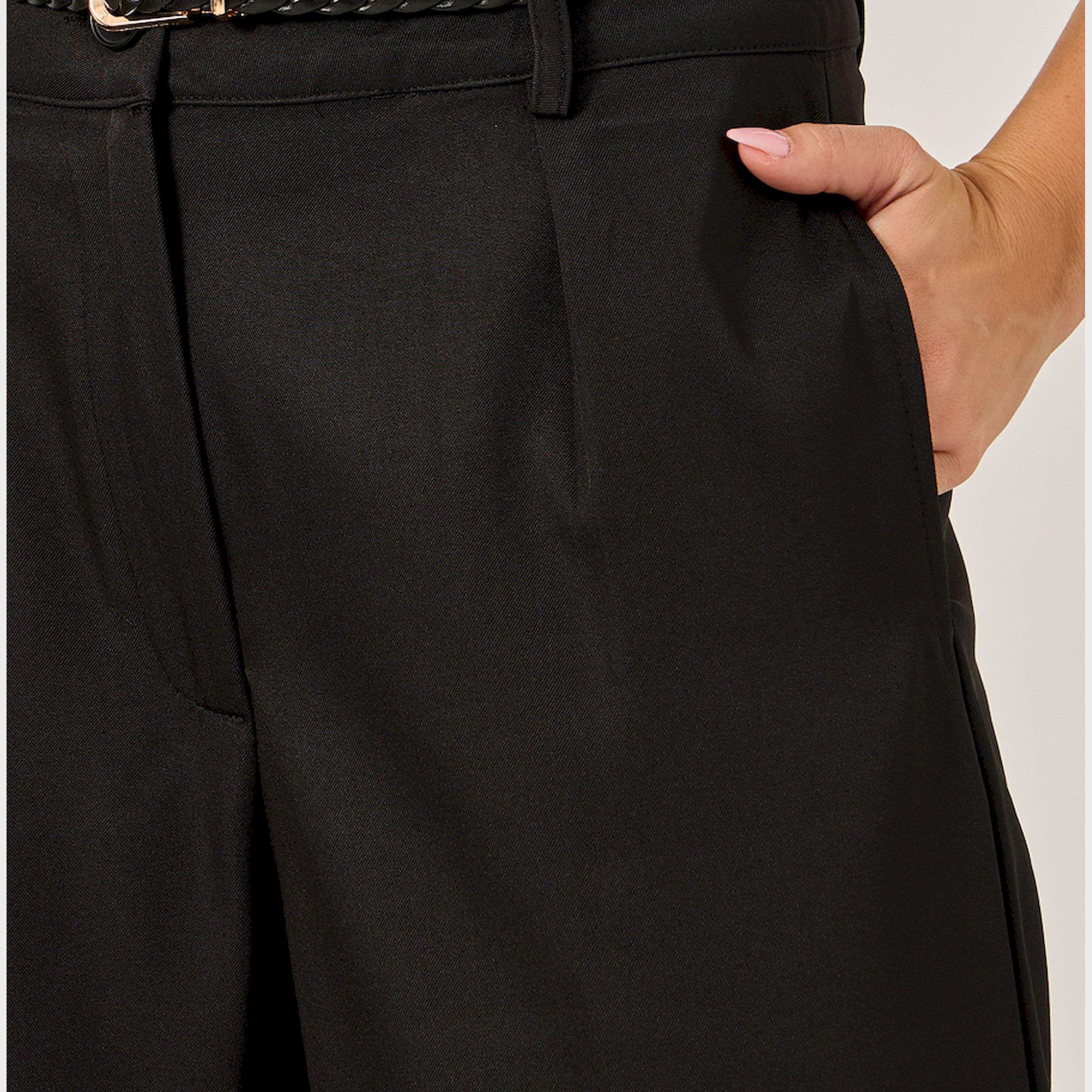 Styli Wide Leg Belted Pants With Side Pocket-women-clothing-bottoms-trousers-image-4