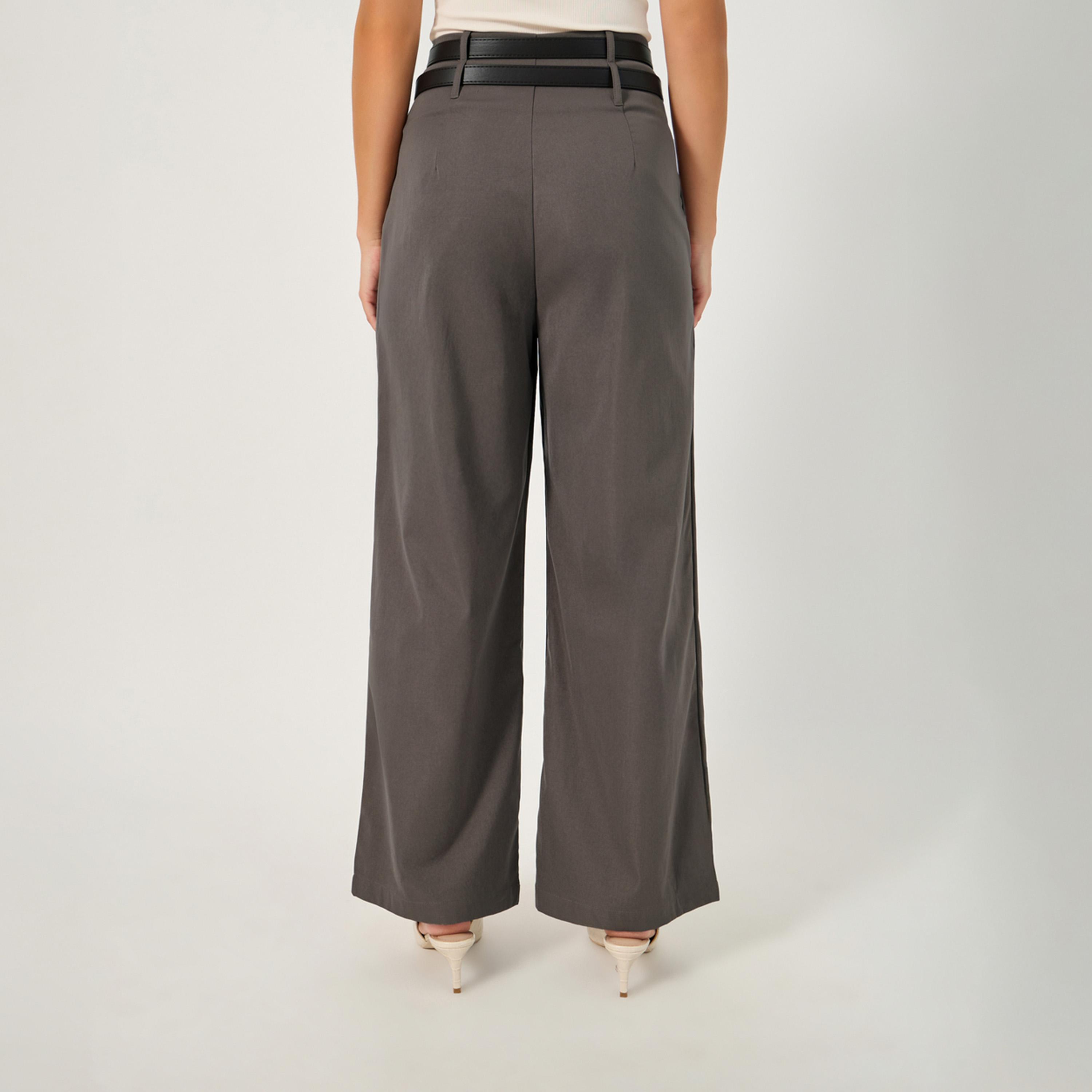 Styli Wide Waistband Pants With Cross Over Belt Detail-women-clothing-bottoms-trousers-image-4