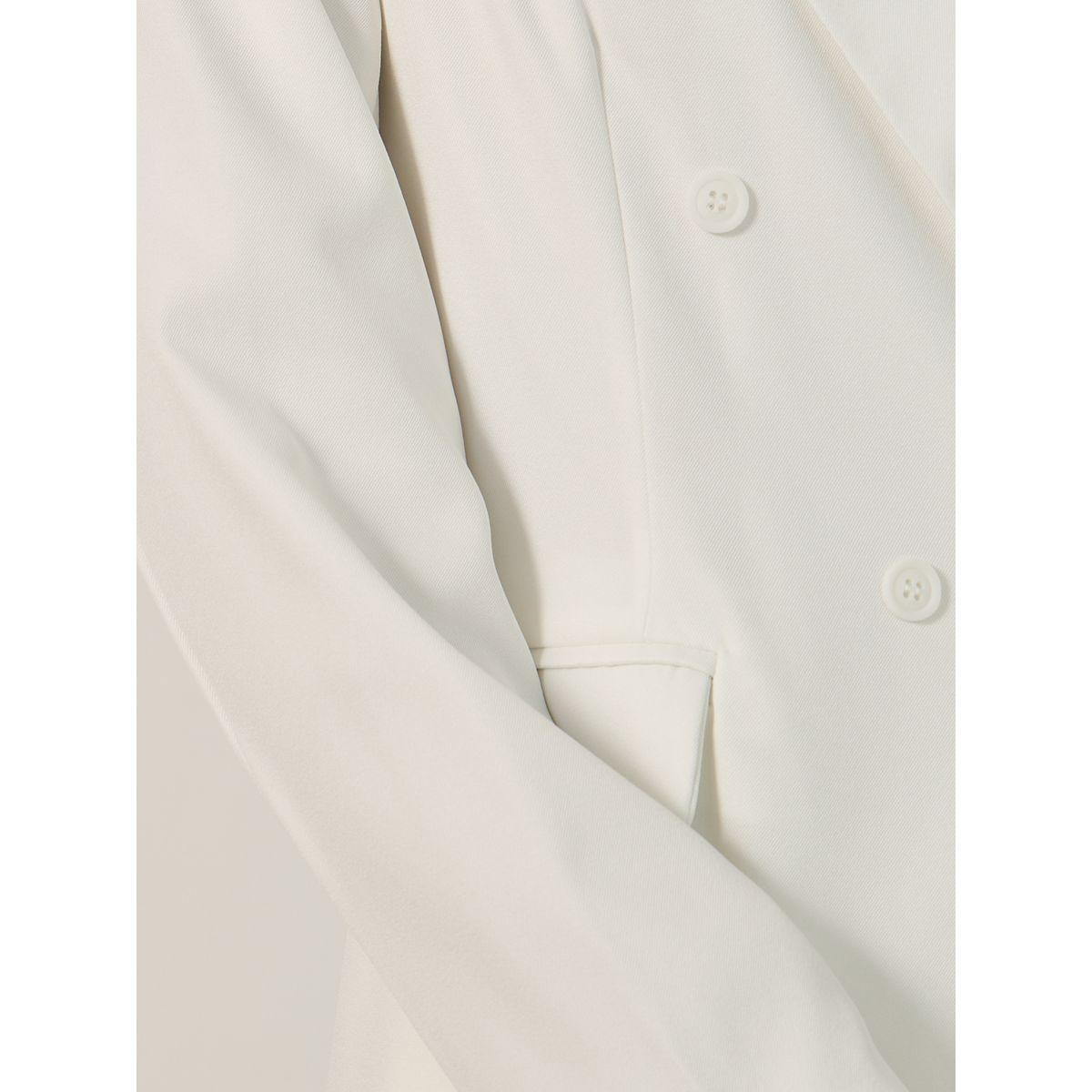 بليزر طويل بقصة عادية وصدر مزدوج-women-clothing-coatsandjackets-blazers-image-4
