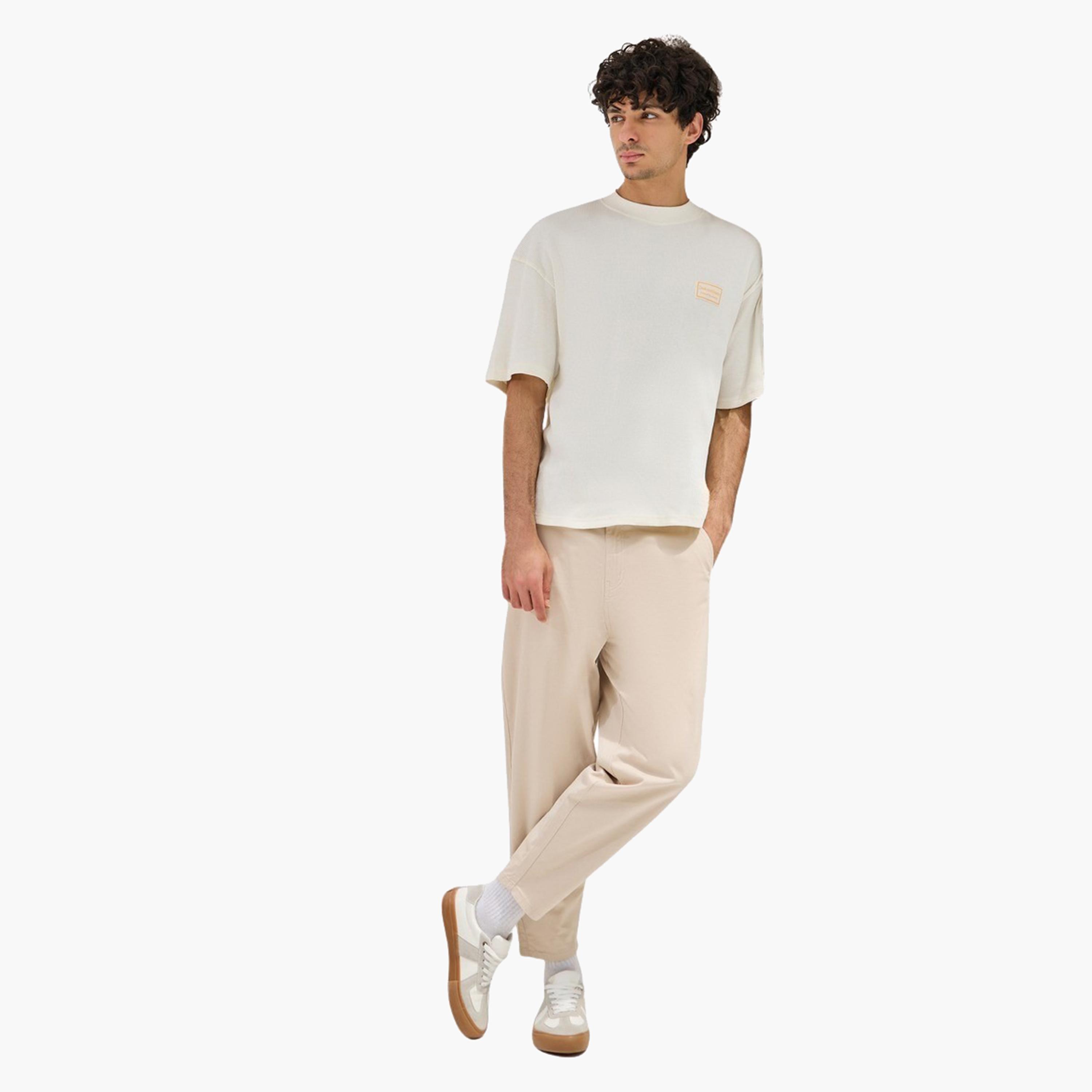 ستايلي - تي شيرت مربعات وافل بأكمام قصيرة وقصة عادية-men-clothing-tshirtsandpolos-tshirts-image-2