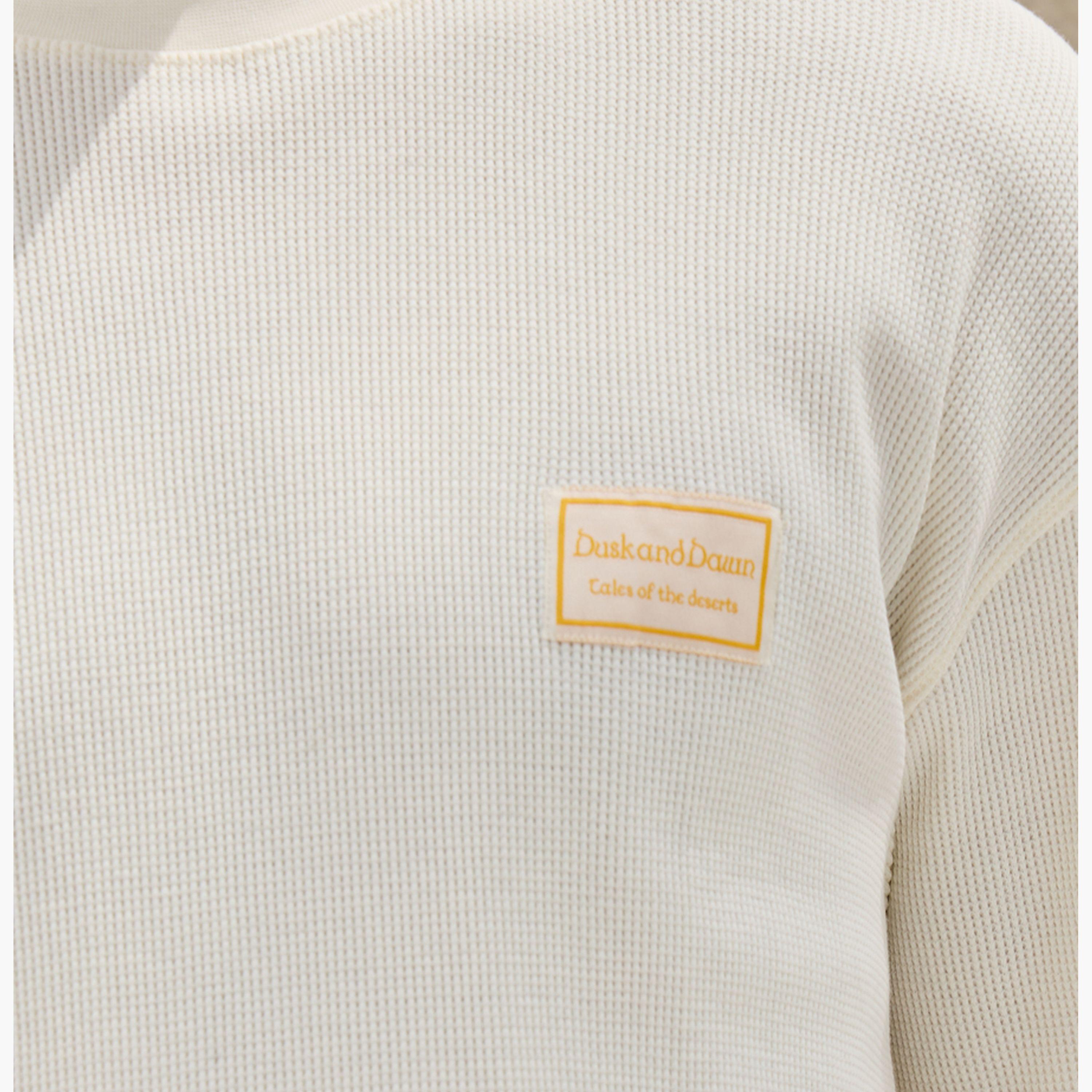 ستايلي - تي شيرت مربعات وافل بأكمام قصيرة وقصة عادية-men-clothing-tshirtsandpolos-tshirts-image-3