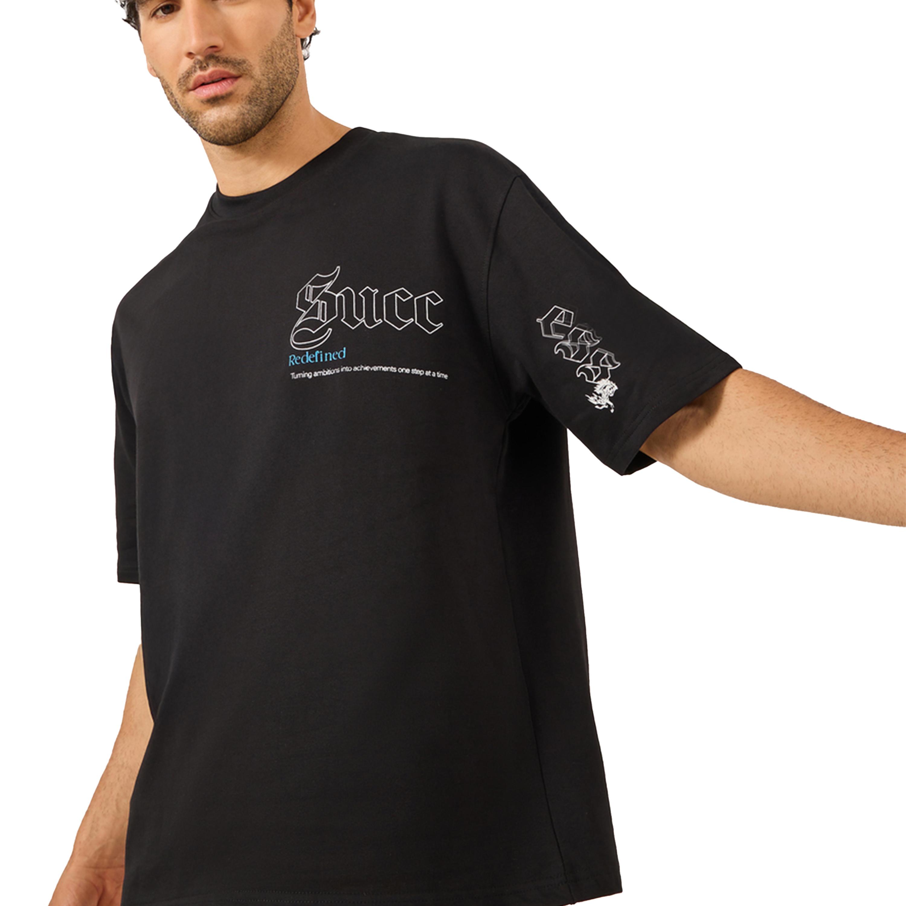 Styli Graphic Print Oversized Round Neck T-Shirt-men-clothing-tshirtsandpolos-tshirts-image-1
