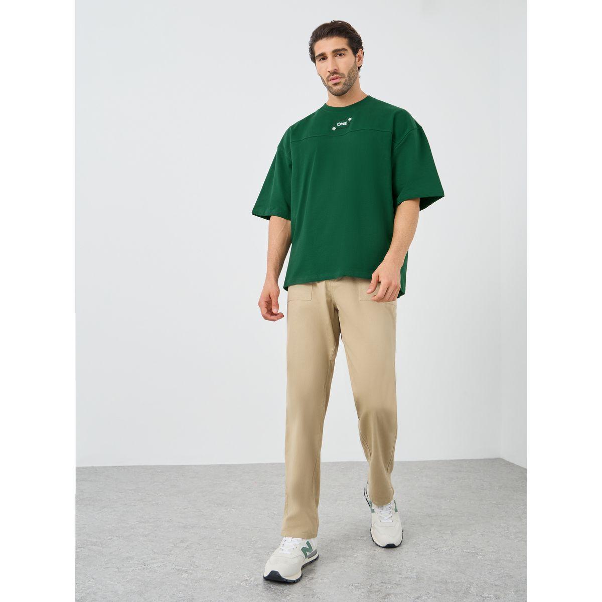 Styli Slogan Print Oversized Round Neck T-Shirt-men-clothing-tshirtsandpolos-tshirts-image-3