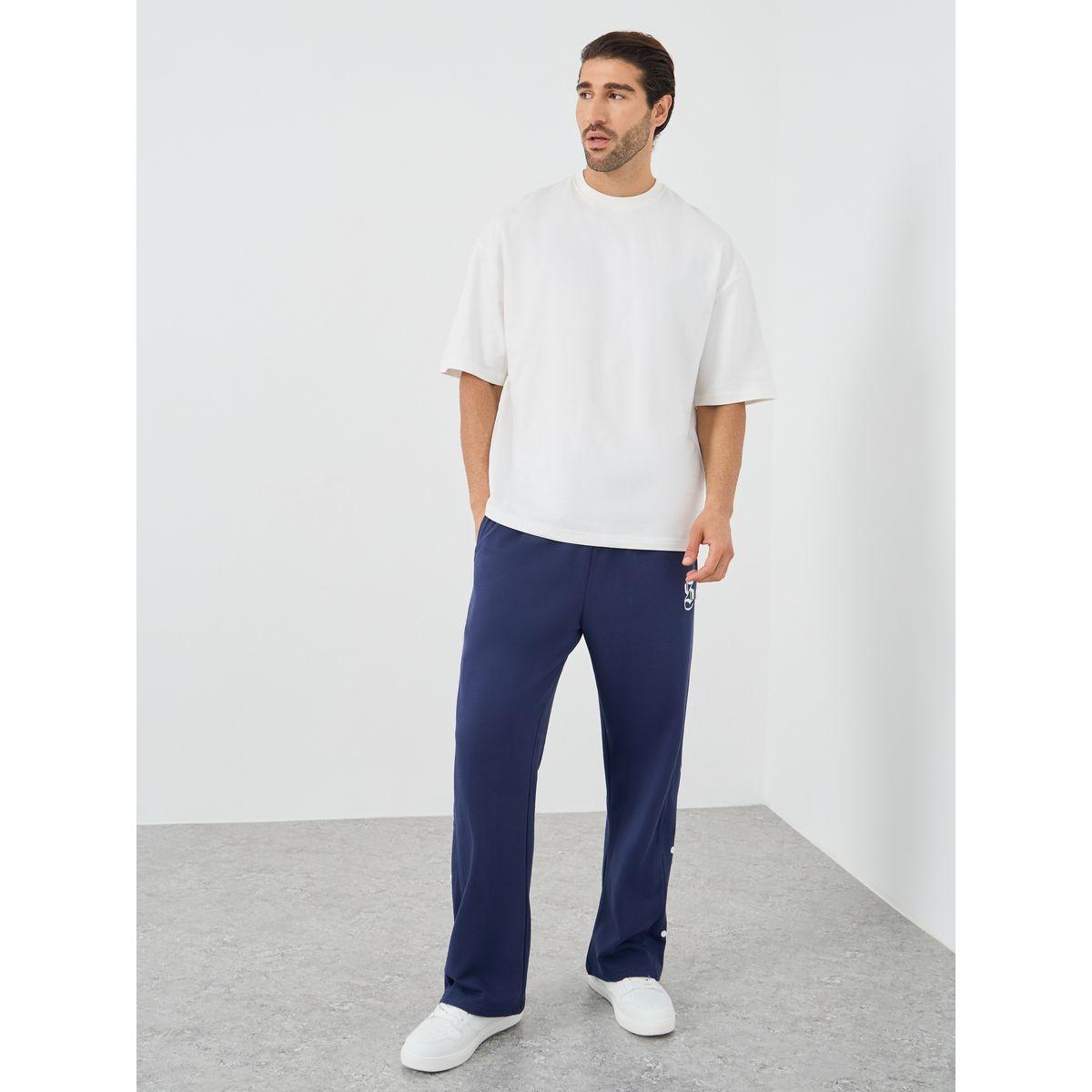 Styli Slogan Print Oversized Round Neck T-Shirt-men-clothing-tshirtsandpolos-tshirts-image-3
