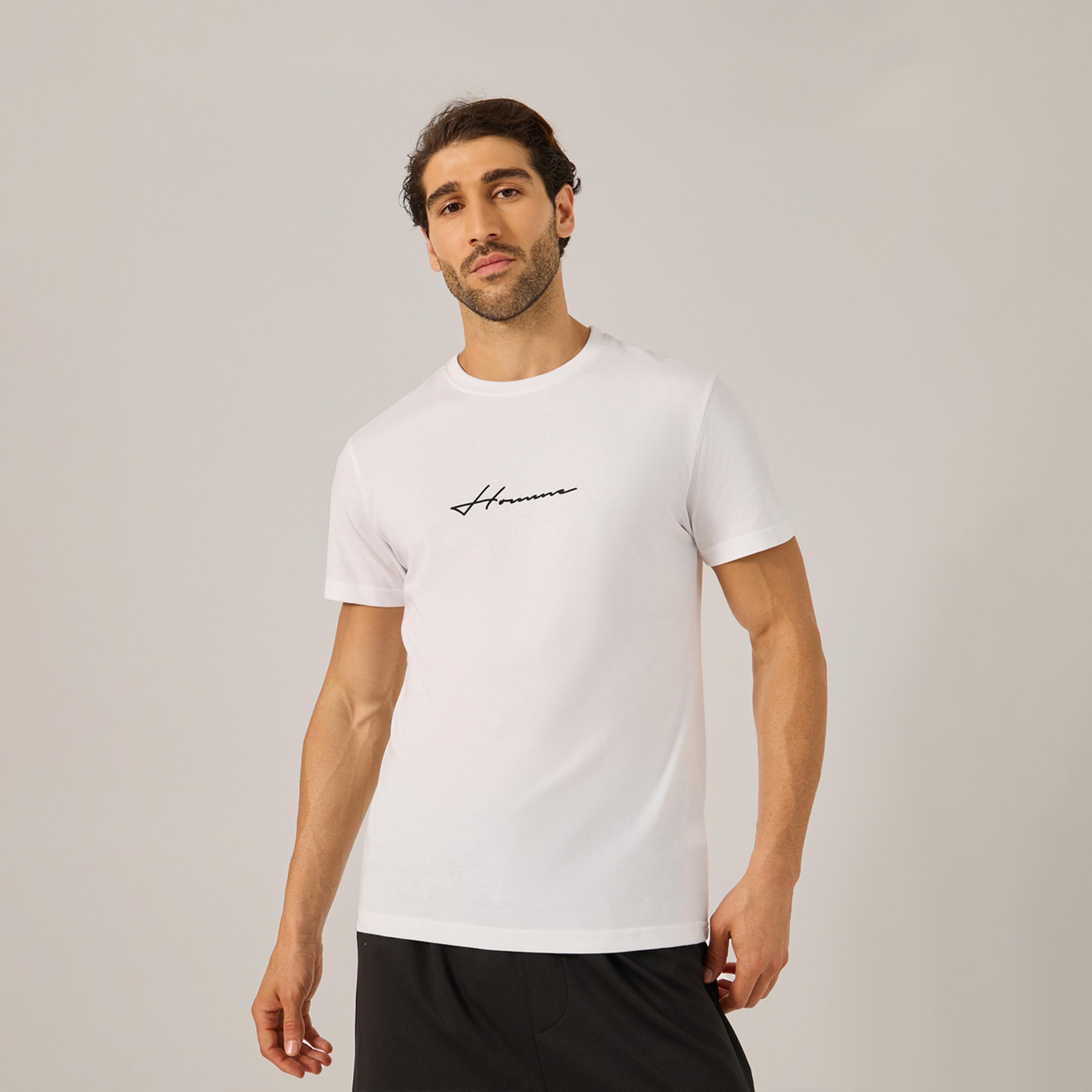 Styli Minimal Print Short Sleeves Regular Fit T-Shirt-men-clothing-tshirtsandpolos-tshirts-image-1