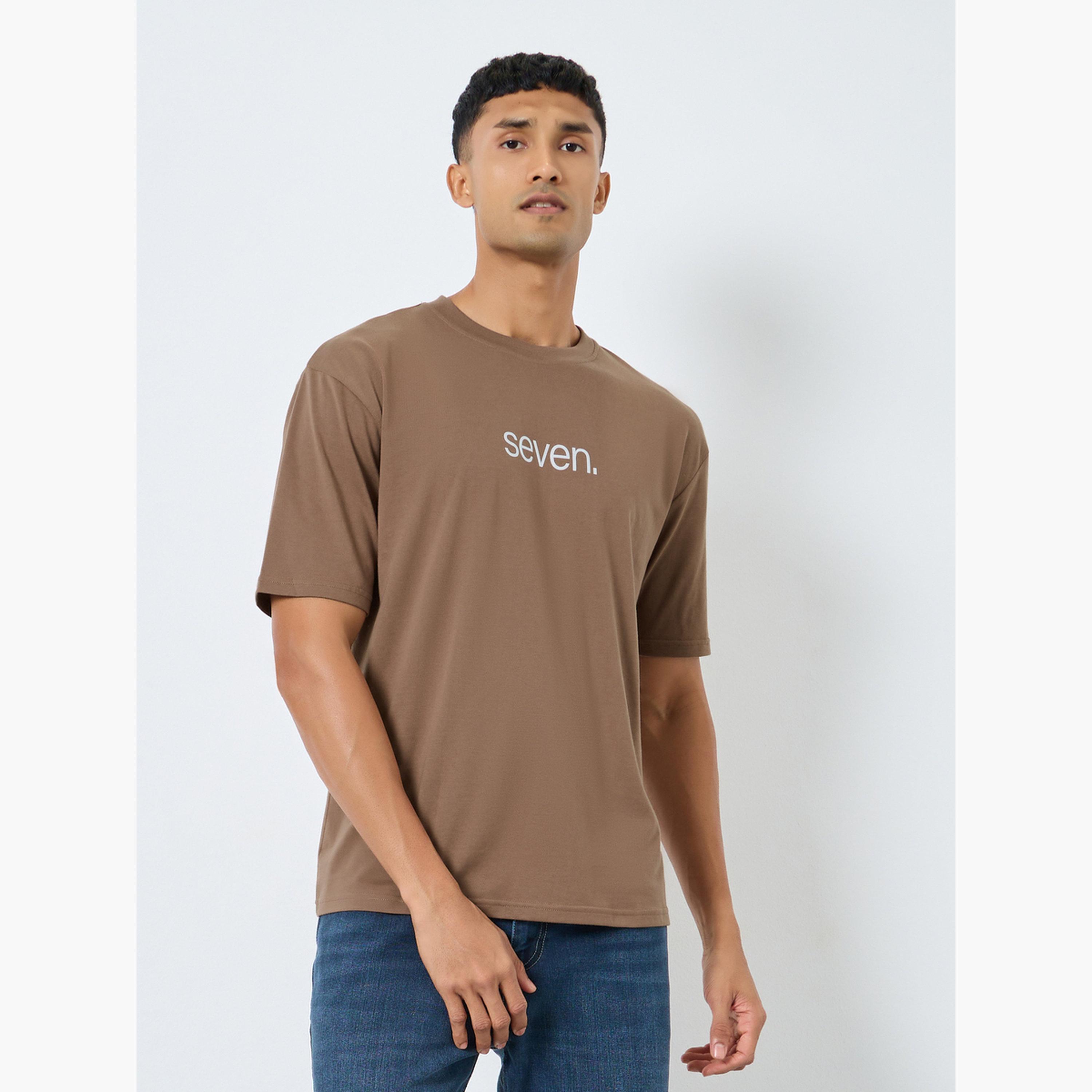 Styli Men Slogan Print Oversized T-Shirt-men-clothing-tshirtsandpolos-tshirts-image-1