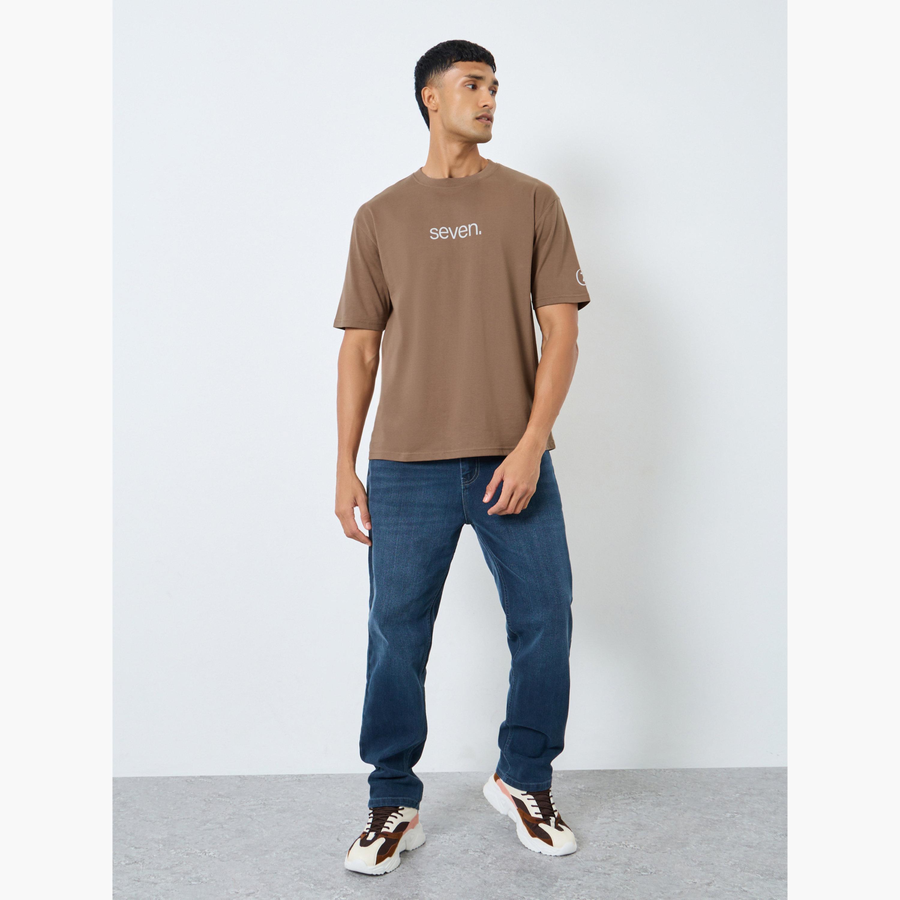 Styli Men Slogan Print Oversized T-Shirt-men-clothing-tshirtsandpolos-tshirts-image-2