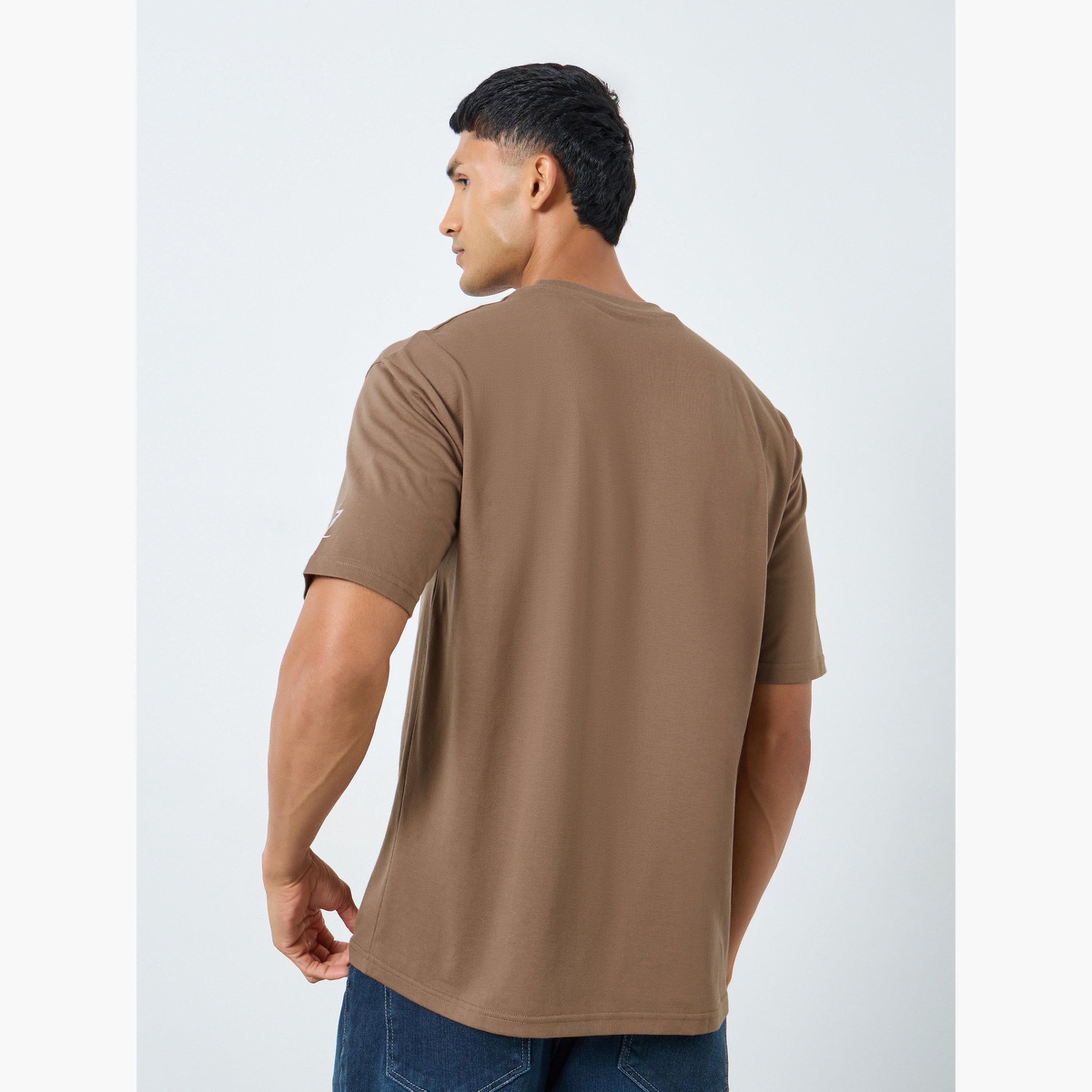 Styli Men Slogan Print Oversized T-Shirt-men-clothing-tshirtsandpolos-tshirts-image-4