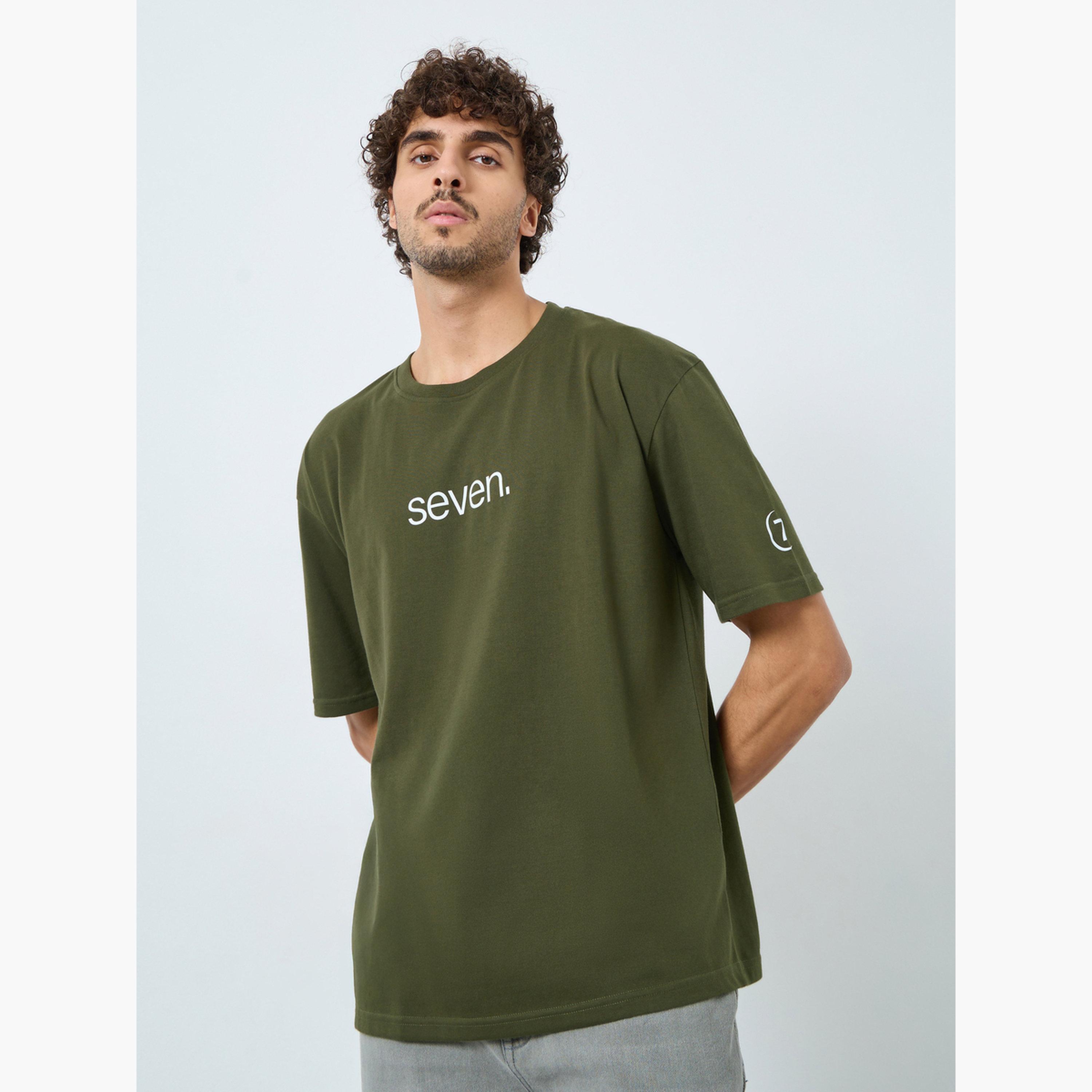 Styli Men Slogan Print Oversized T-Shirt-men-clothing-tshirtsandpolos-tshirts-image-1