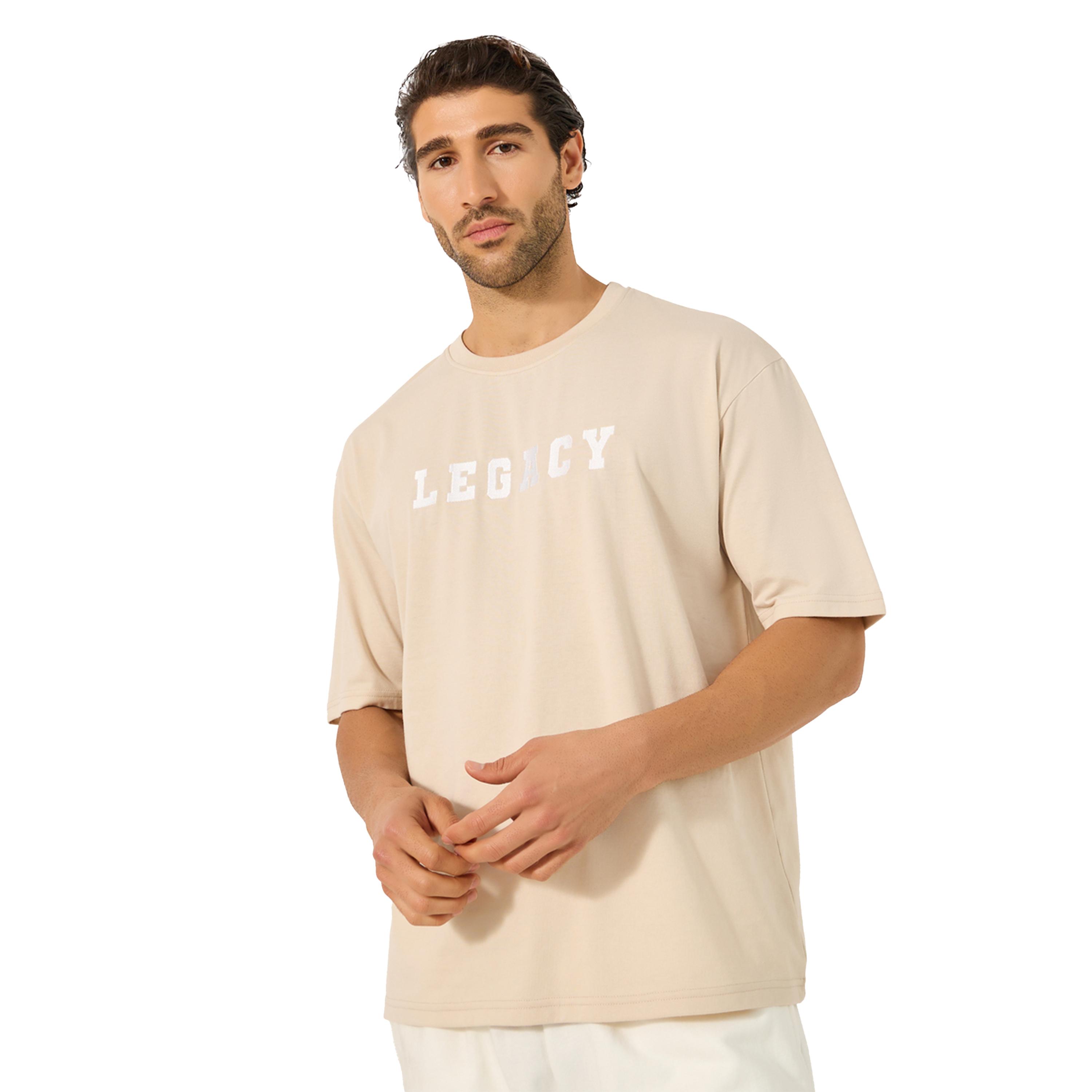 Styli Varsity Font Embroidered Round Neck Oversized T-Shirt-men-clothing-tshirtsandpolos-tshirts-image-1