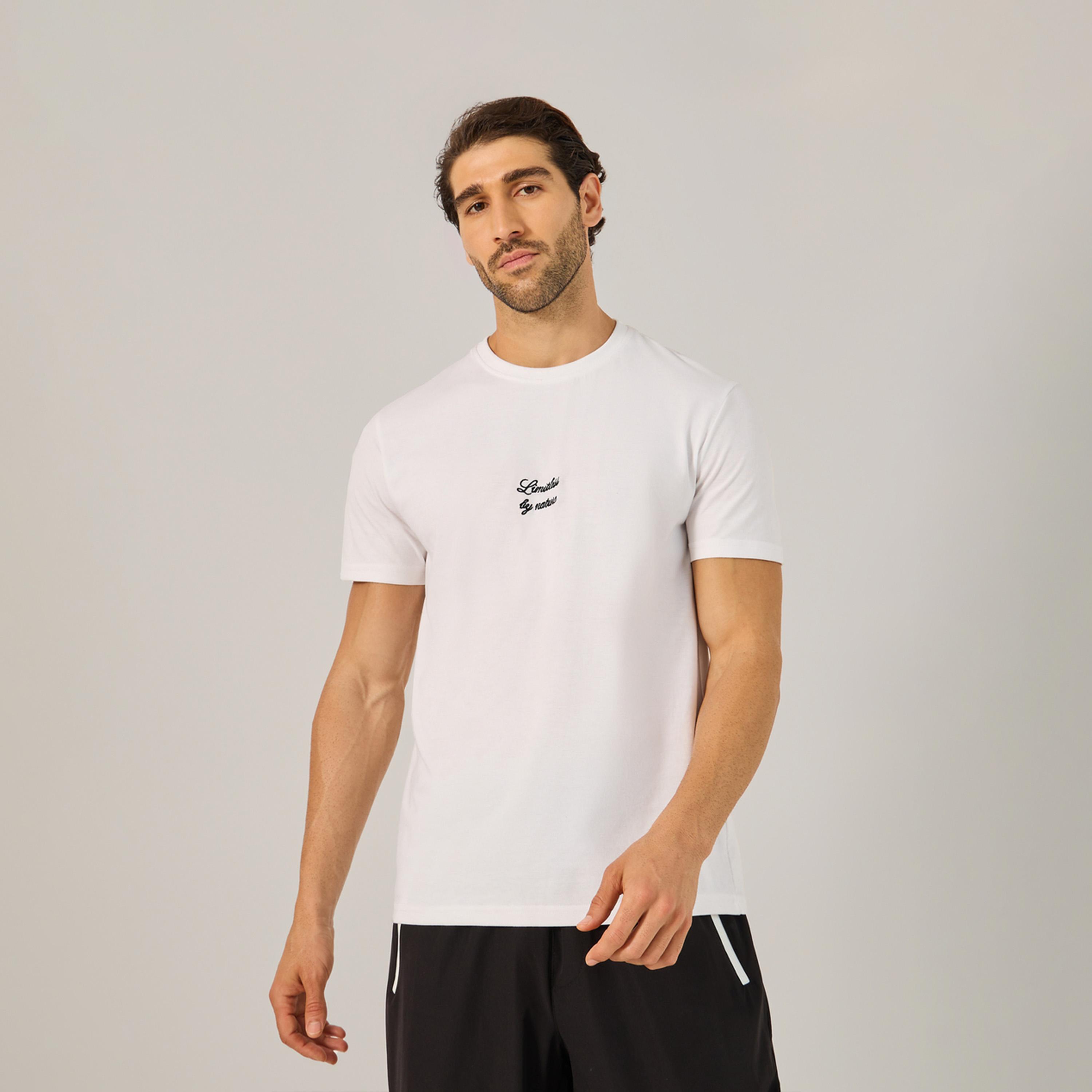 Styli Minimal Embroidered Regular Fit T-Shirt-men-clothing-tshirtsandpolos-tshirts-image-1