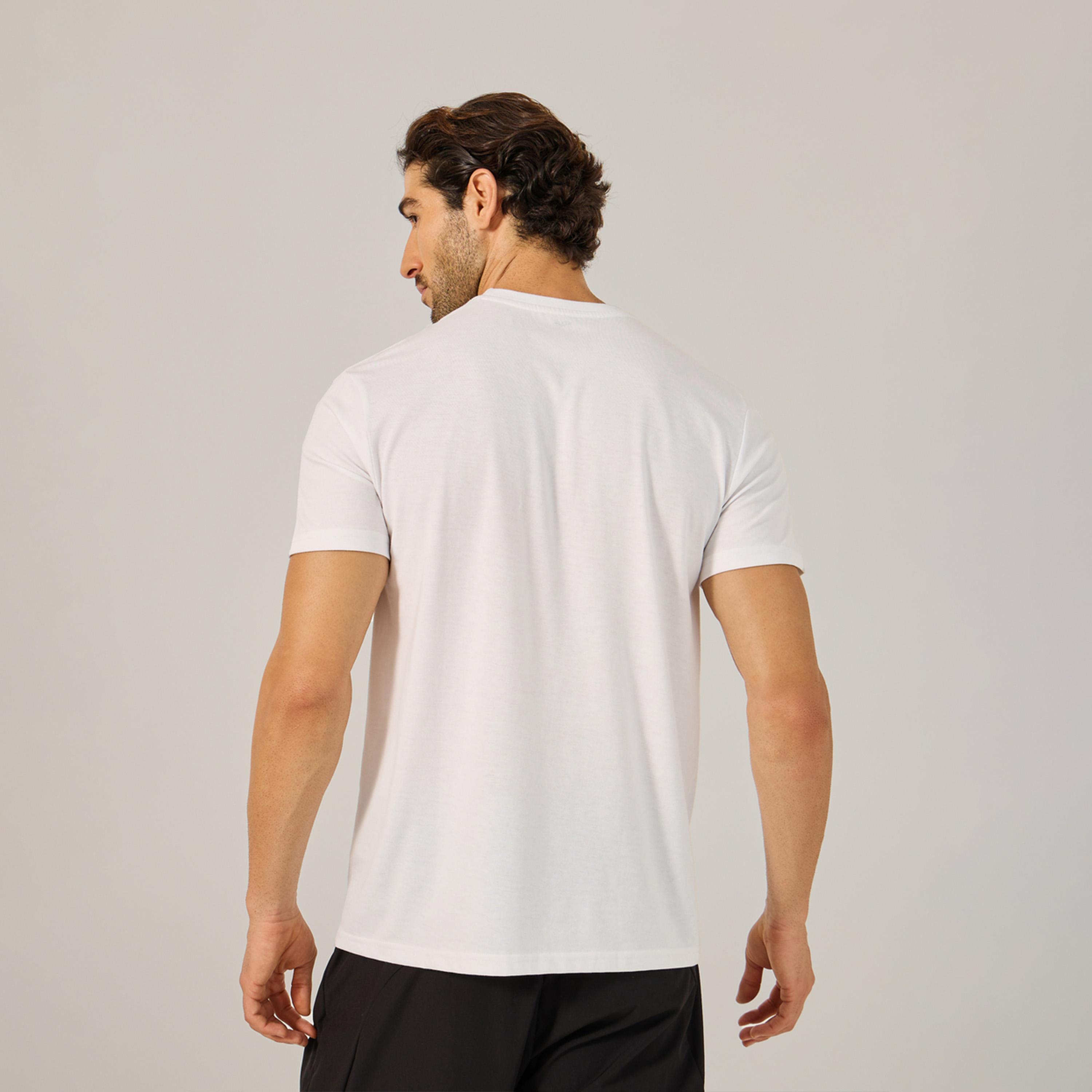 ستايلي - تي شيرت بتطريز بسيط وقصّة عادية-men-clothing-tshirtsandpolos-tshirts-image-4