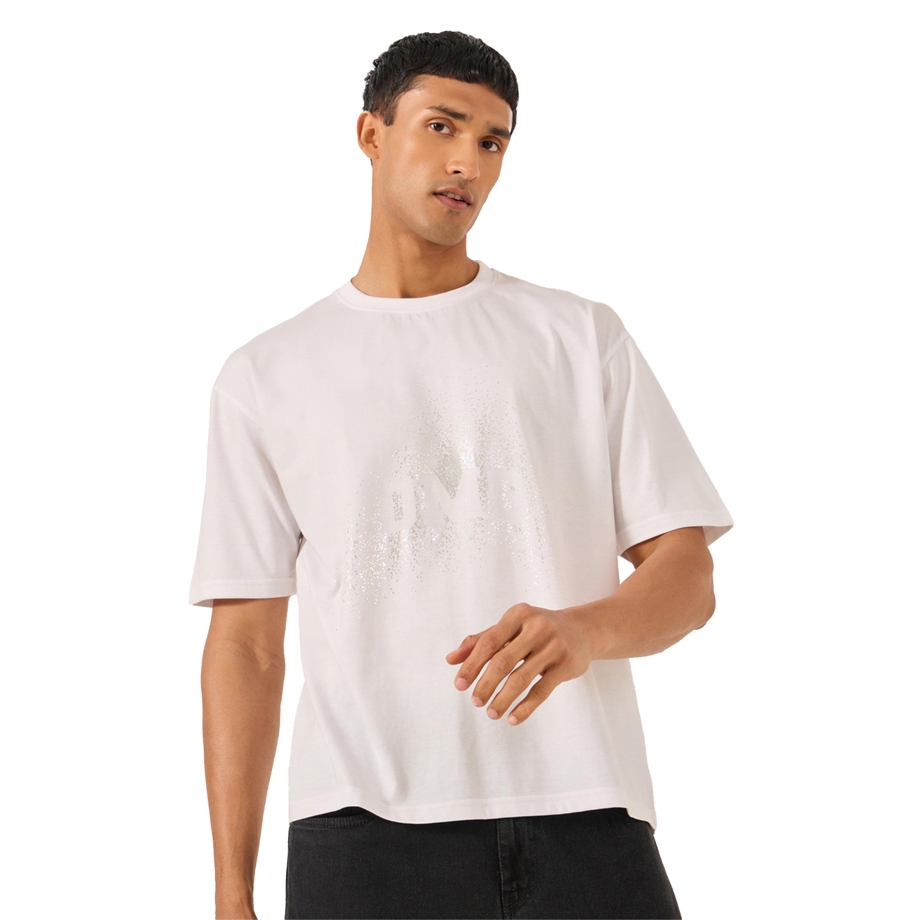 Styli Foil Print Crew Neck Oversized T-Shirt-men-clothing-tshirtsandpolos-tshirts-image-1