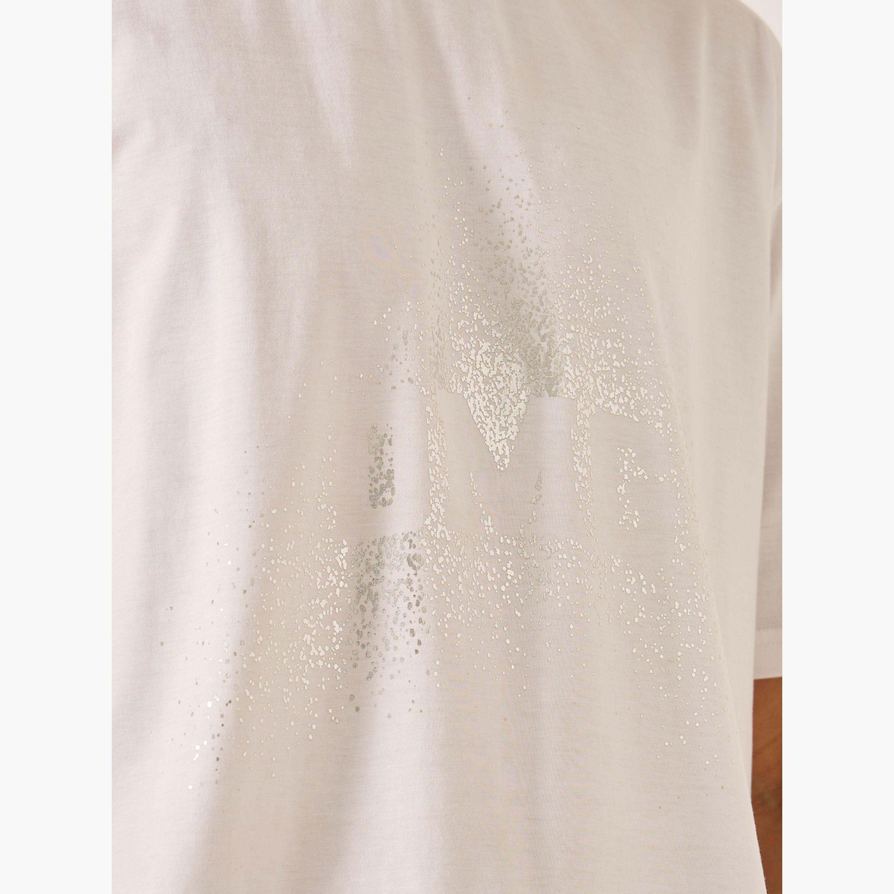 Styli Foil Print Crew Neck Oversized T-Shirt-men-clothing-tshirtsandpolos-tshirts-image-3