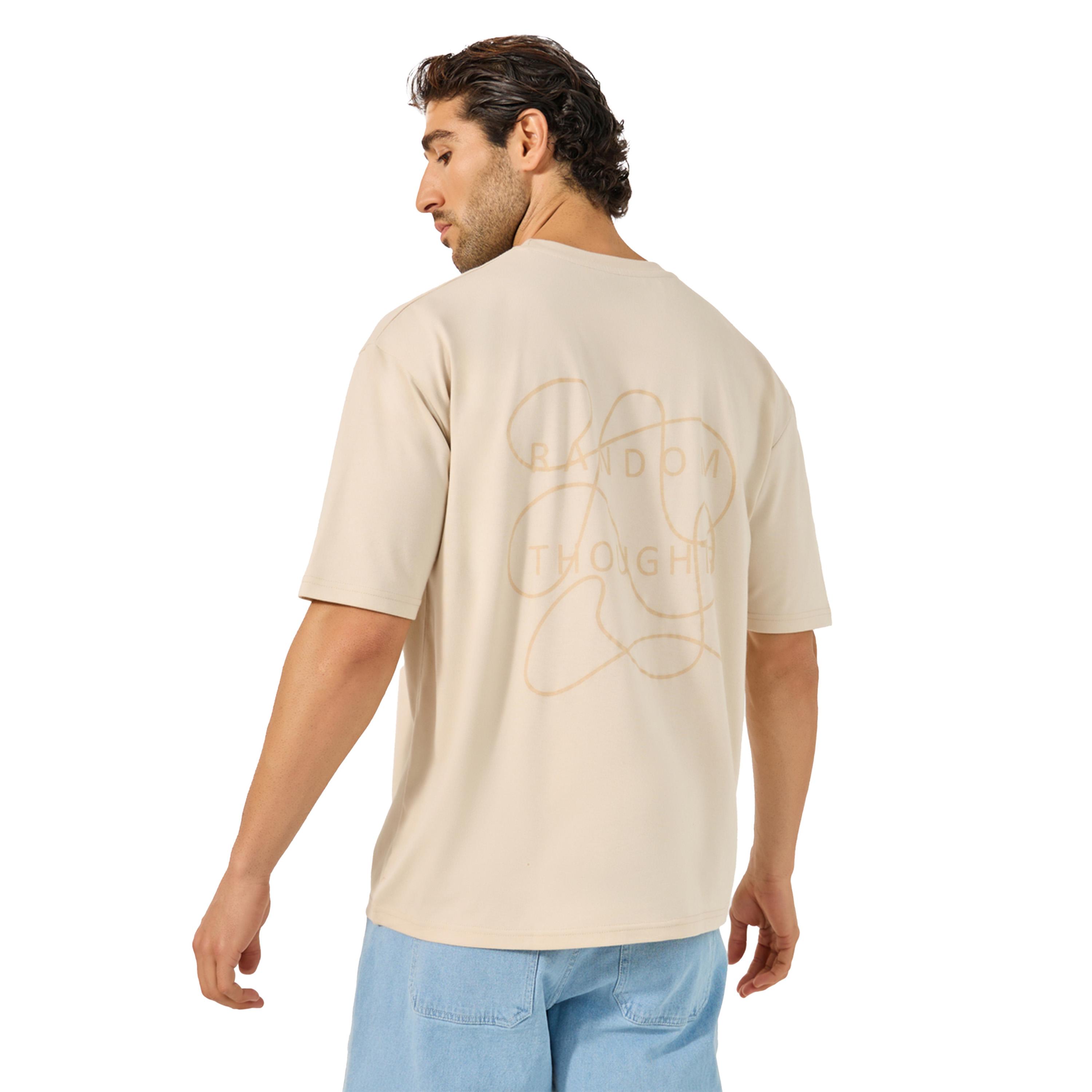 ستايلي -  تي شيرت مقاس كبيربرقبة دائرية وطبعة شعار-men-clothing-tshirtsandpolos-tshirts-image-5