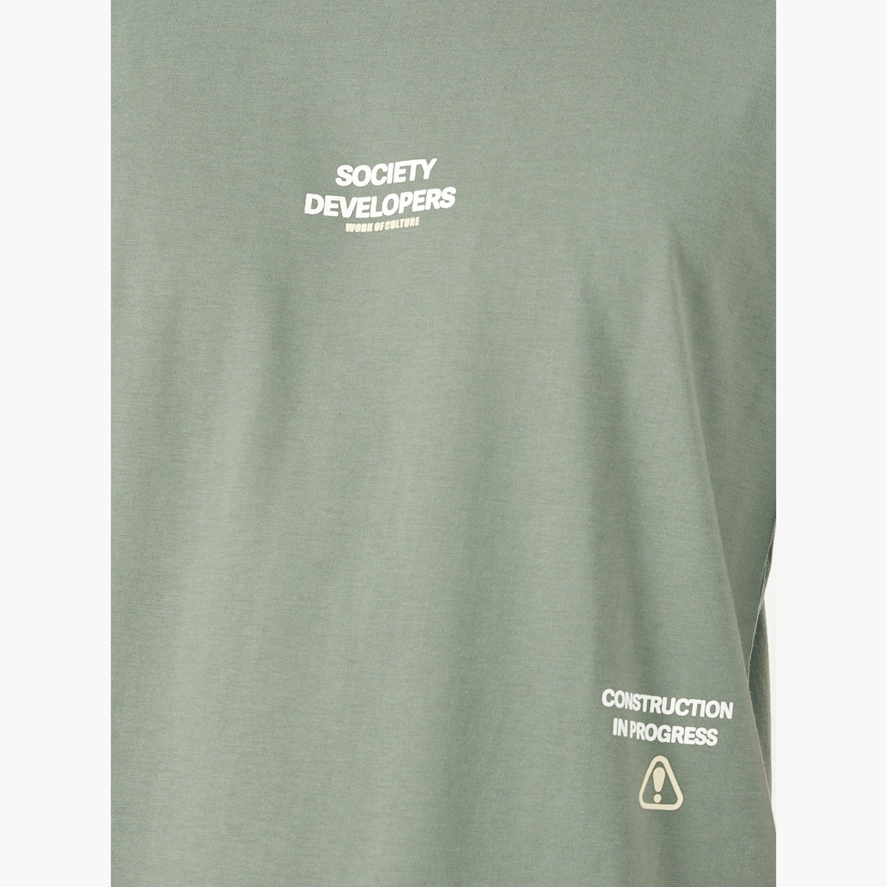 Styli Slogan Front and Back Print Oversized T-Shirt-men-clothing-tshirtsandpolos-tshirts-image-4