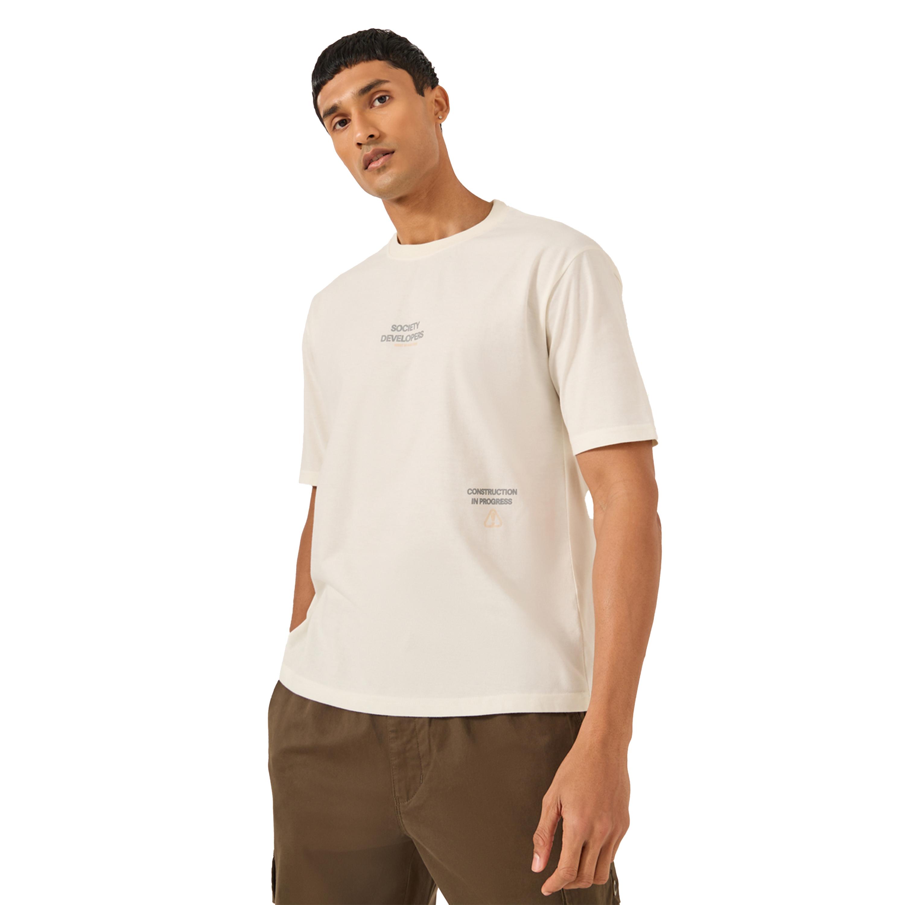 Styli Slogan Front and Back Print Oversized T-Shirt-men-clothing-tshirtsandpolos-tshirts-image-1