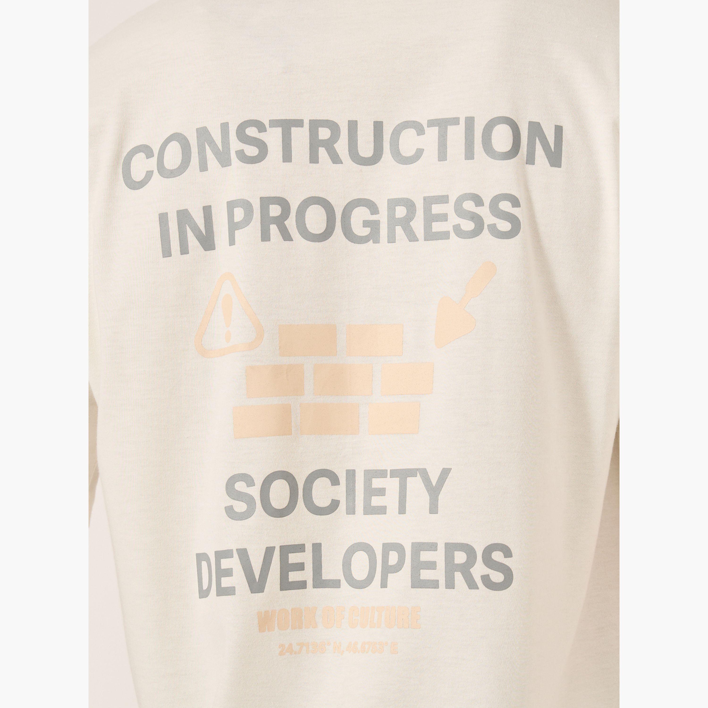 Styli Slogan Front and Back Print Oversized T-Shirt-men-clothing-tshirtsandpolos-tshirts-image-5