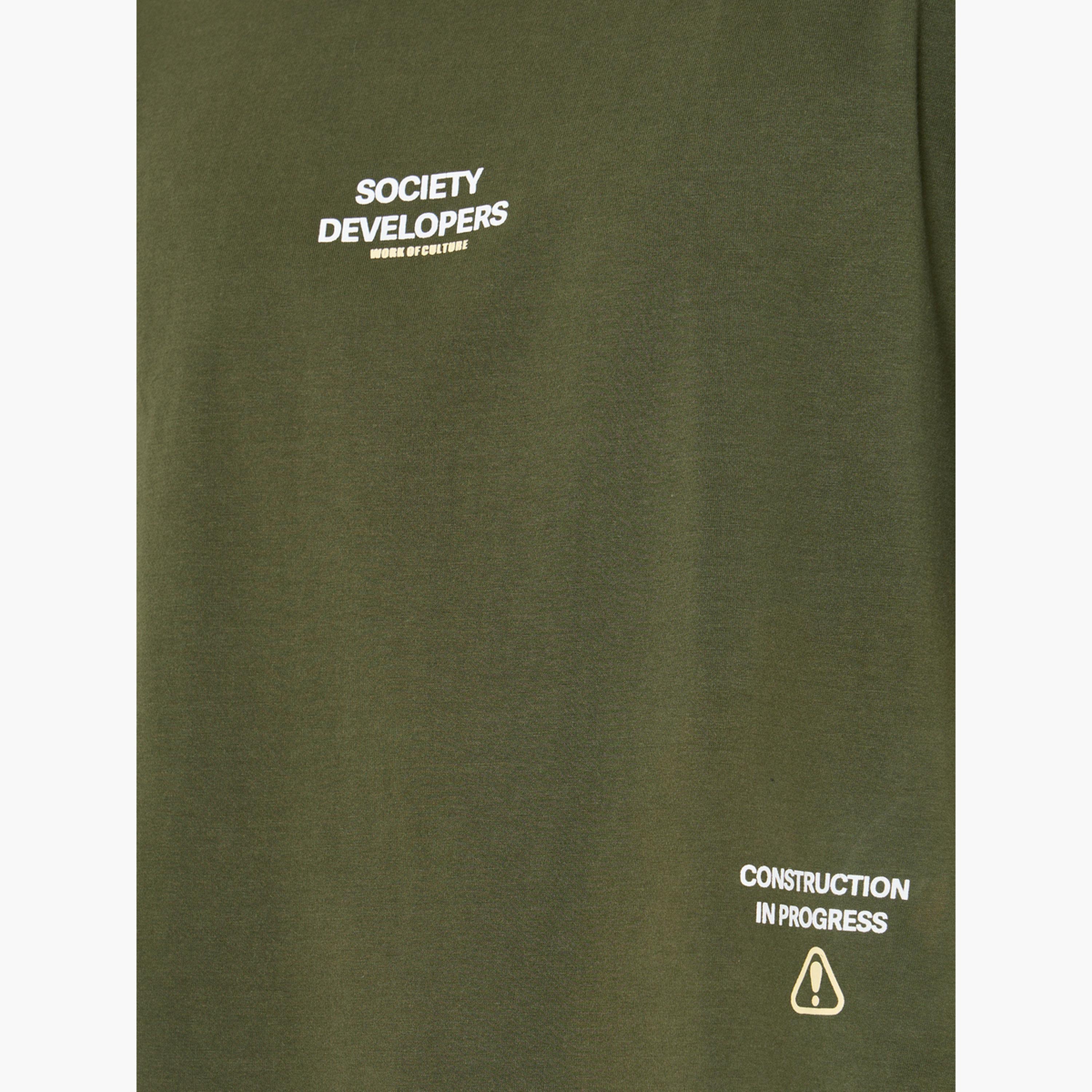 Styli Men Slogan Front and Back Print Oversize T-Shirt-men-clothing-tshirtsandpolos-tshirts-image-4