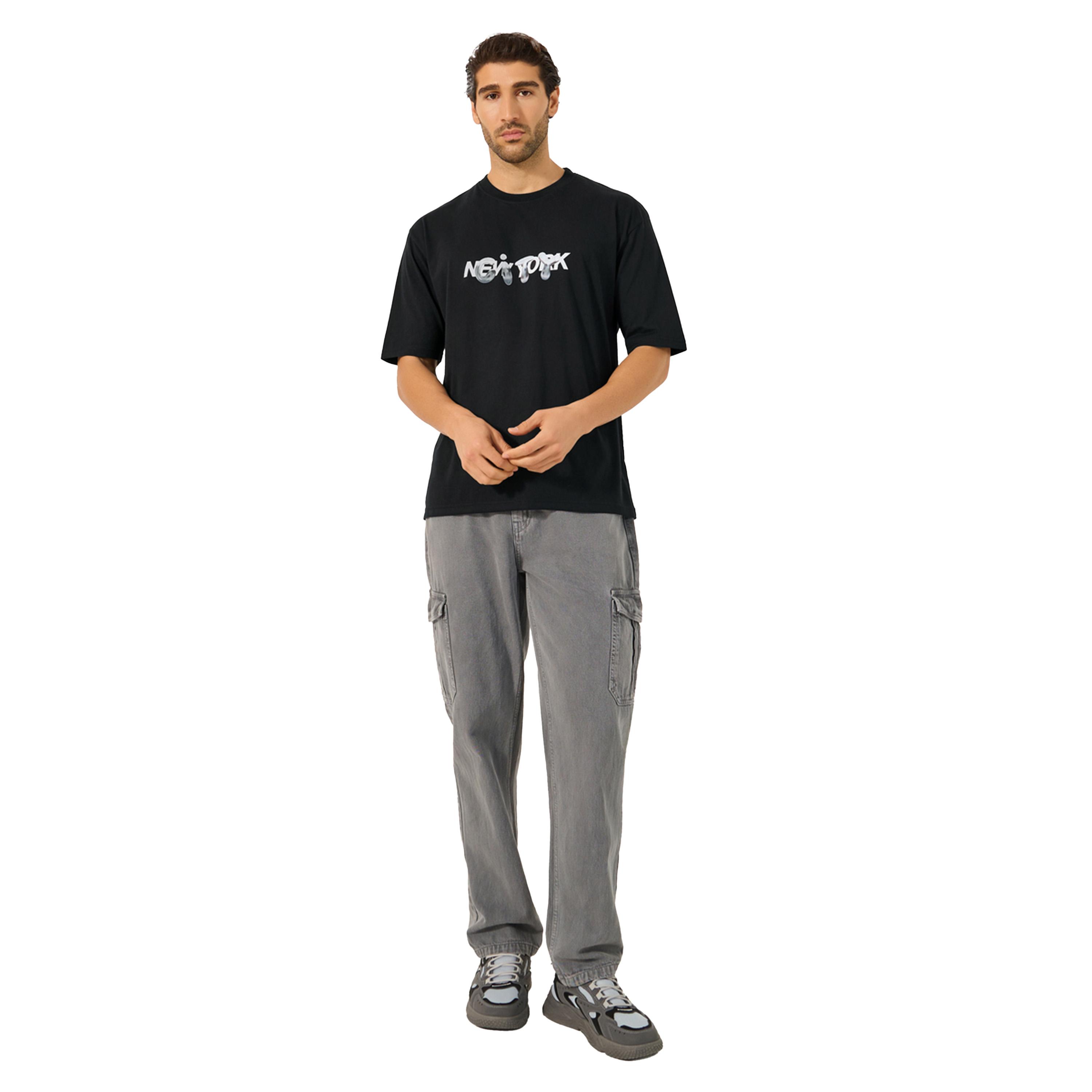 Styli Typography Print Short Sleeve Oversized T-Shirt-men-clothing-tshirtsandpolos-tshirts-image-2