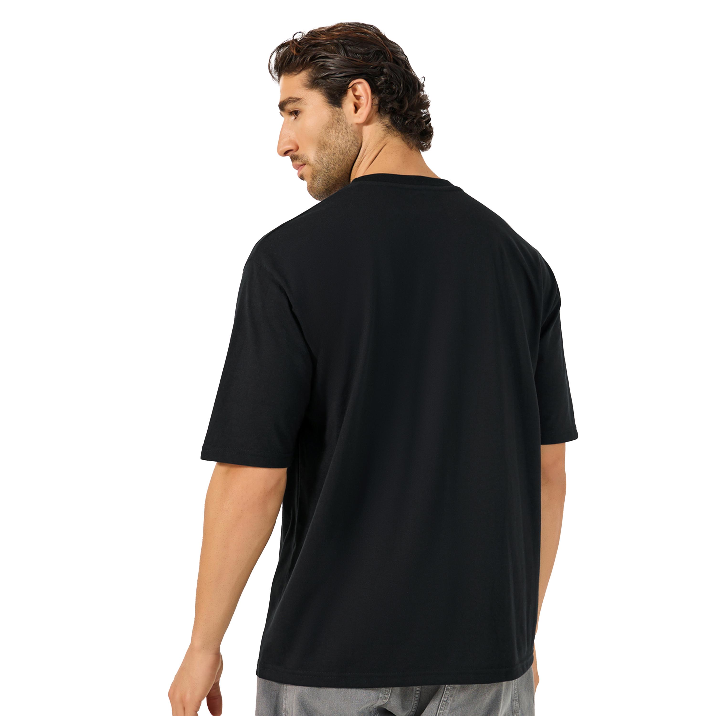 Styli Typography Print Short Sleeve Oversized T-Shirt-men-clothing-tshirtsandpolos-tshirts-image-4
