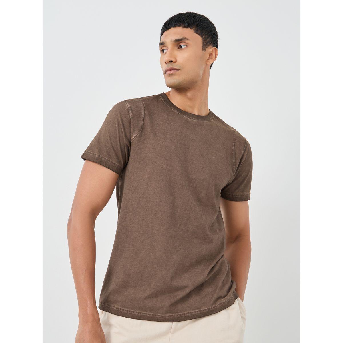 Styli Washed Panel Detail Regular Fit T-Shirt-men-clothing-tshirtsandpolos-tshirts-image-1