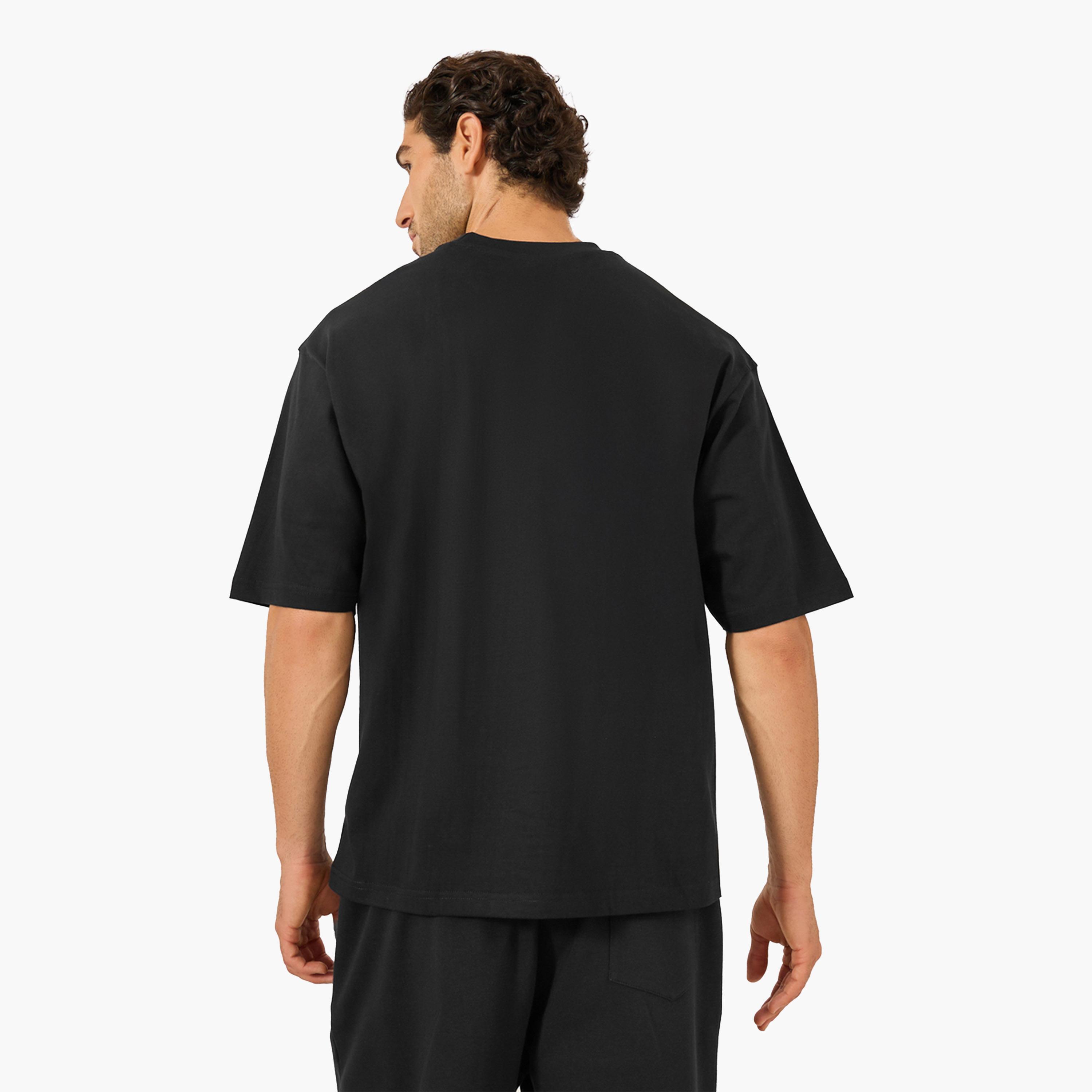 Styli Minimal Embroidered Jersey Oversized T-Shirt-men-clothing-tshirtsandpolos-tshirts-image-4