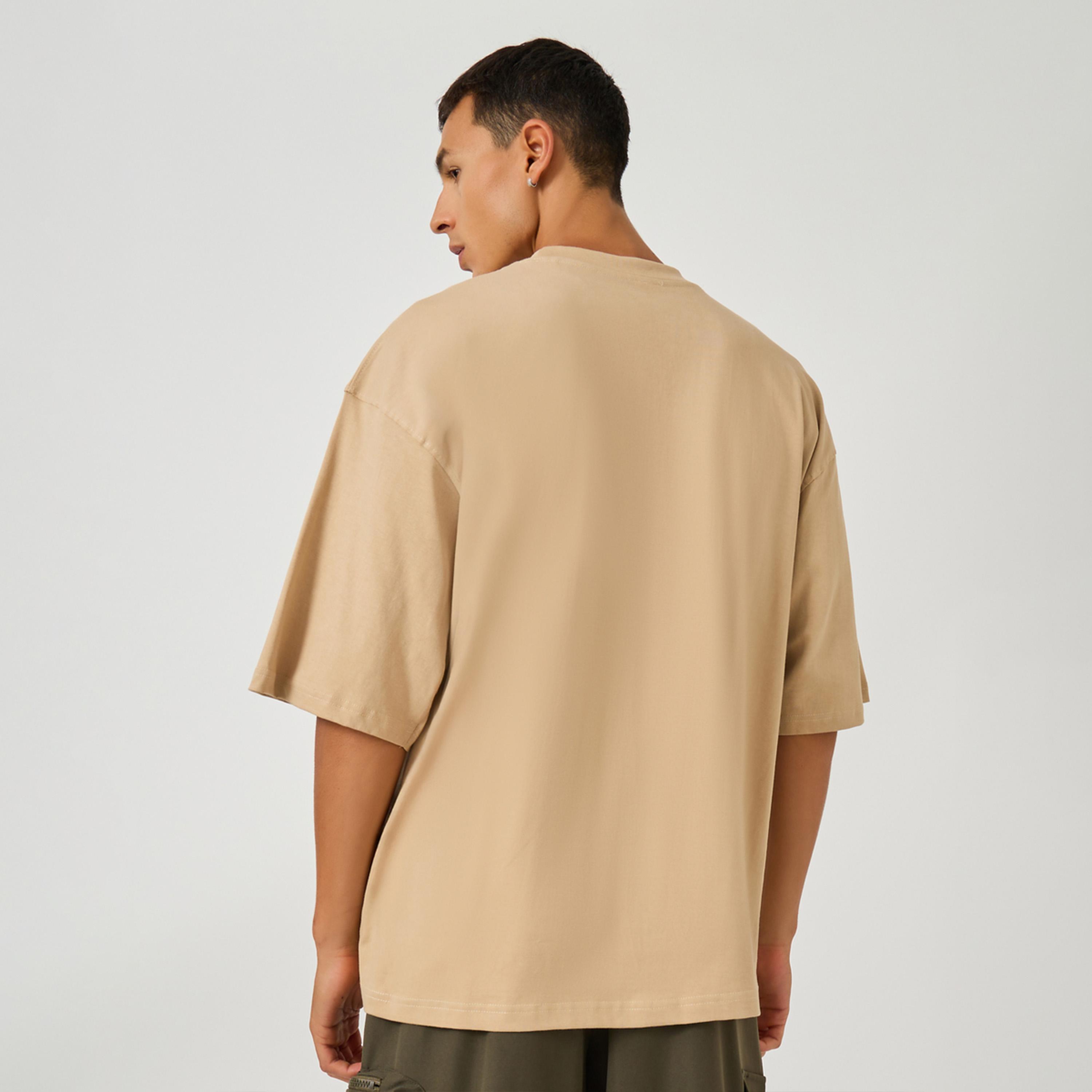 Styli Typography Print Mock Neck Jersey Boxy T-Shirt-men-clothing-tshirtsandpolos-tshirts-image-4