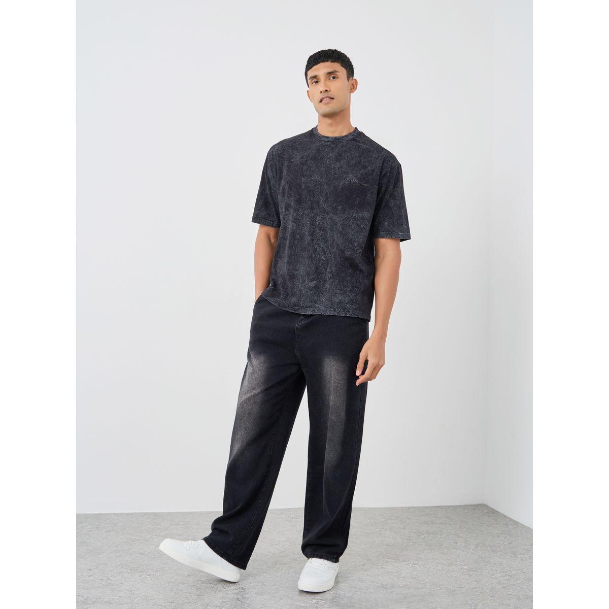 تيشيرت جيرسيه فضفاض بتفاصيل مُطرّزة-men-clothing-tshirtsandpolos-tshirts-image-2