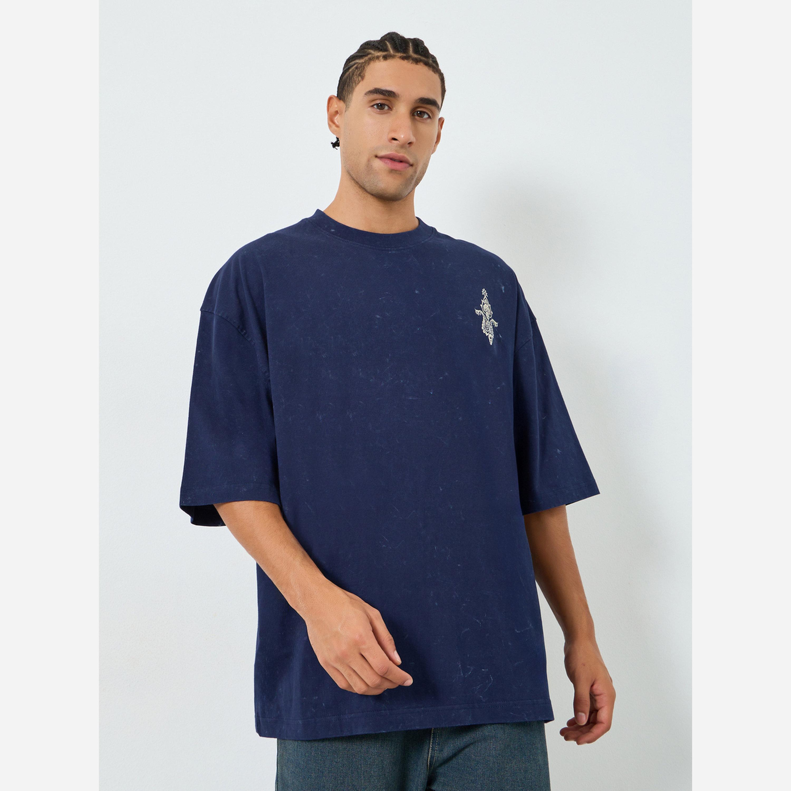 Styli Men Washed Front and Back Print Boxy Fit T-Shirt-men-clothing-tshirtsandpolos-tshirts-image-1