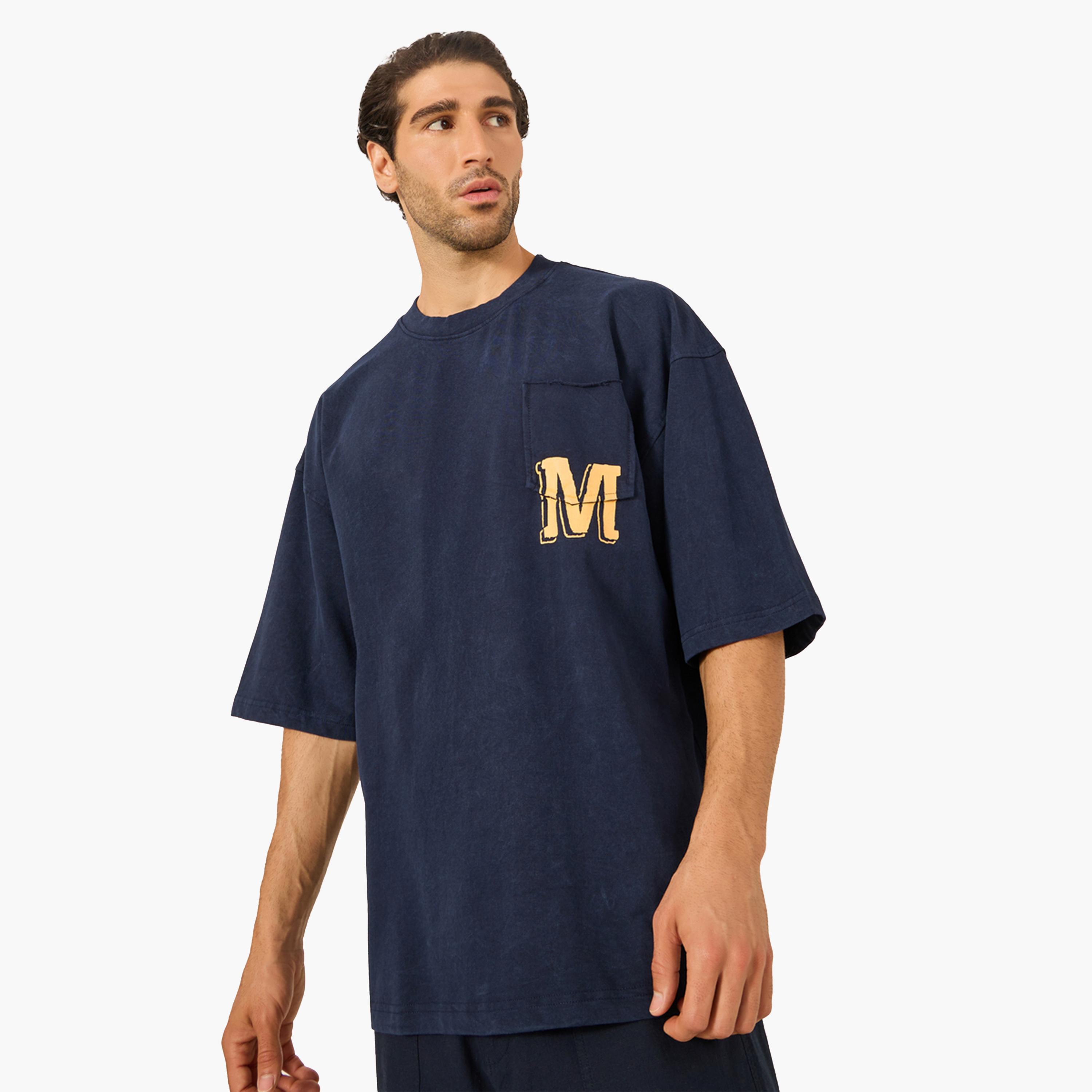 Styli Minimal Print Pocket Acid Washed Boxy T-Shirt-men-clothing-tshirtsandpolos-tshirts-image-1