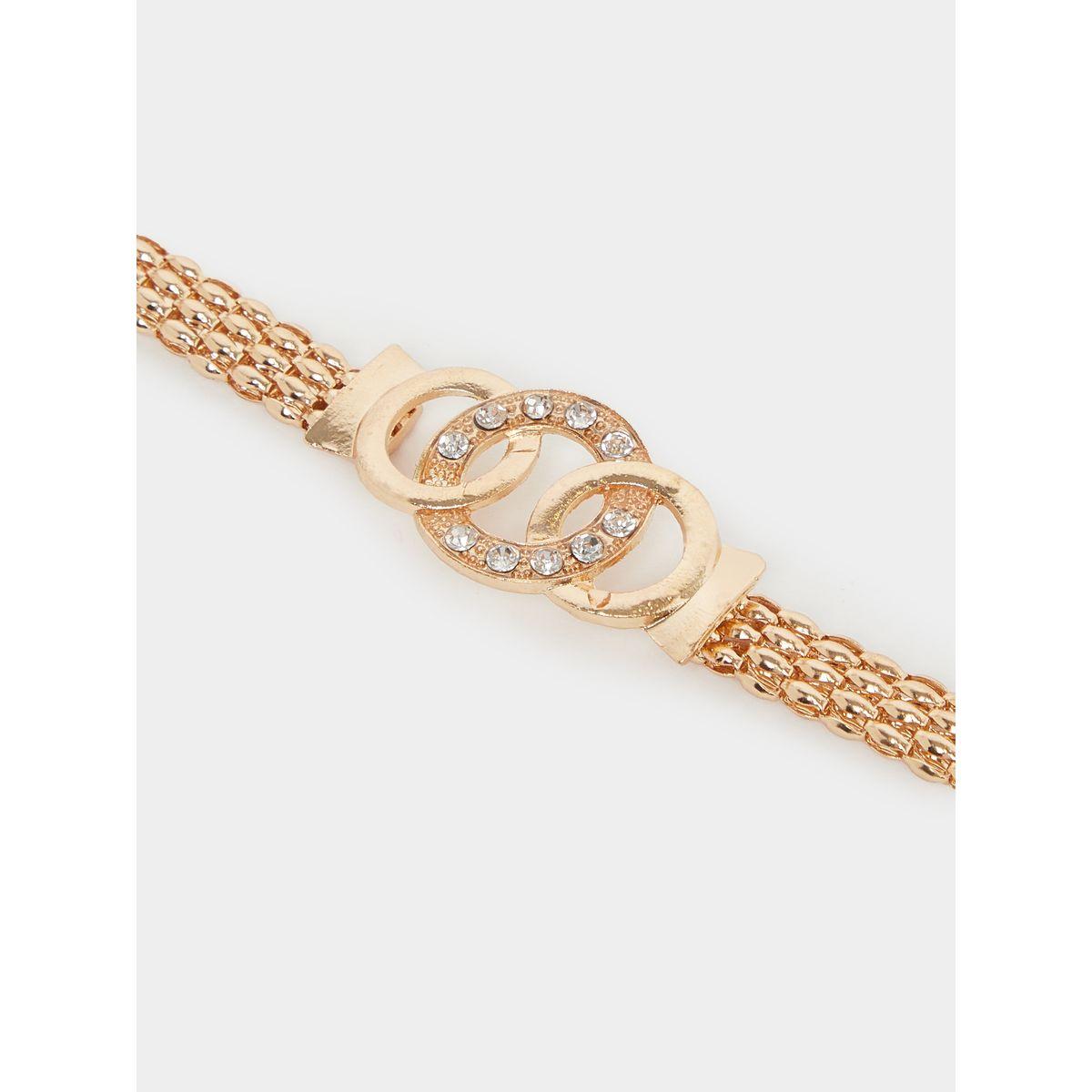 مجموعة من 4 - عقد وخاتم مع اقراط اذن وسوار يد-women-watchesandjewellery-jewellery-jewellerysets-image-3