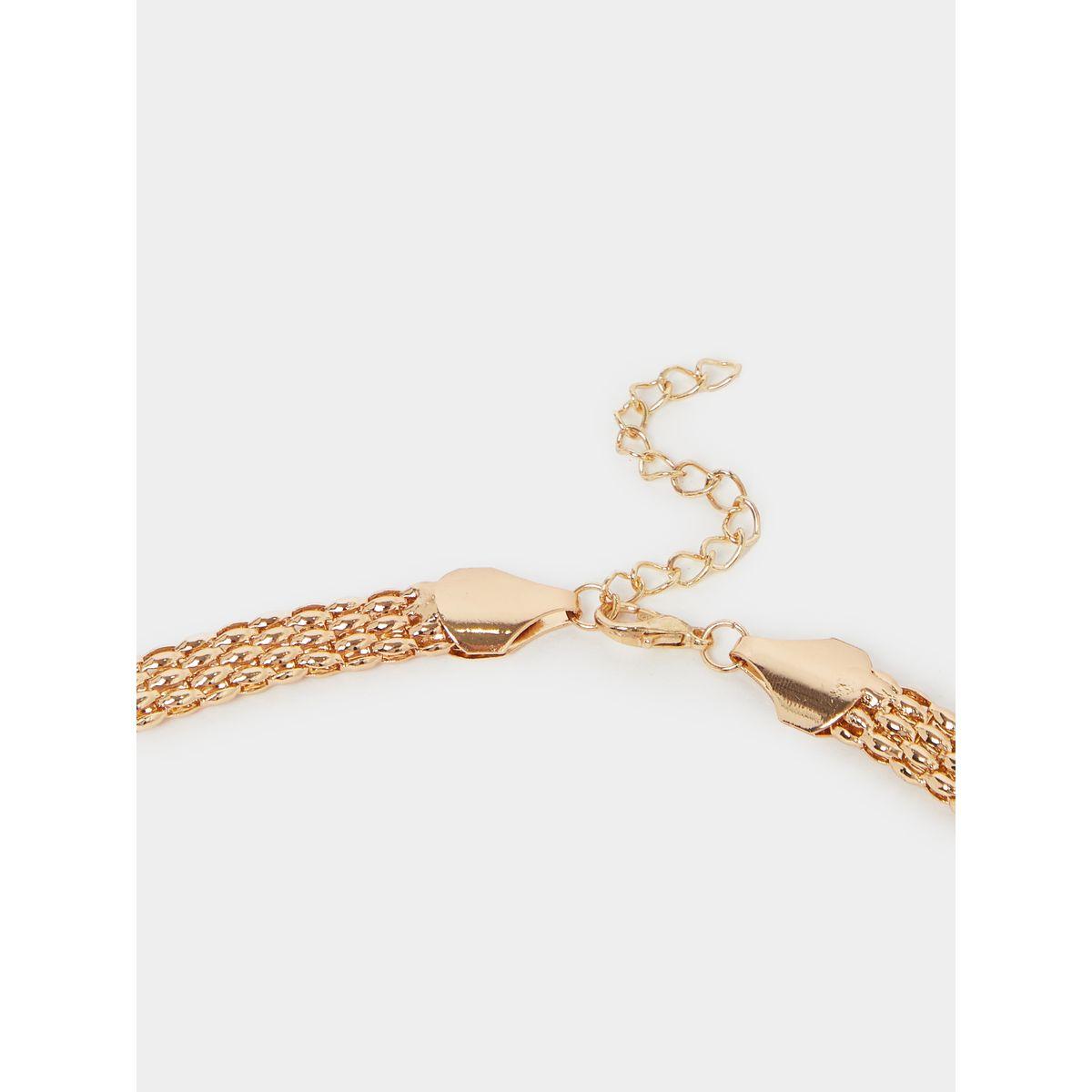 مجموعة من 4 - عقد وخاتم مع اقراط اذن وسوار يد-women-watchesandjewellery-jewellery-jewellerysets-image-1