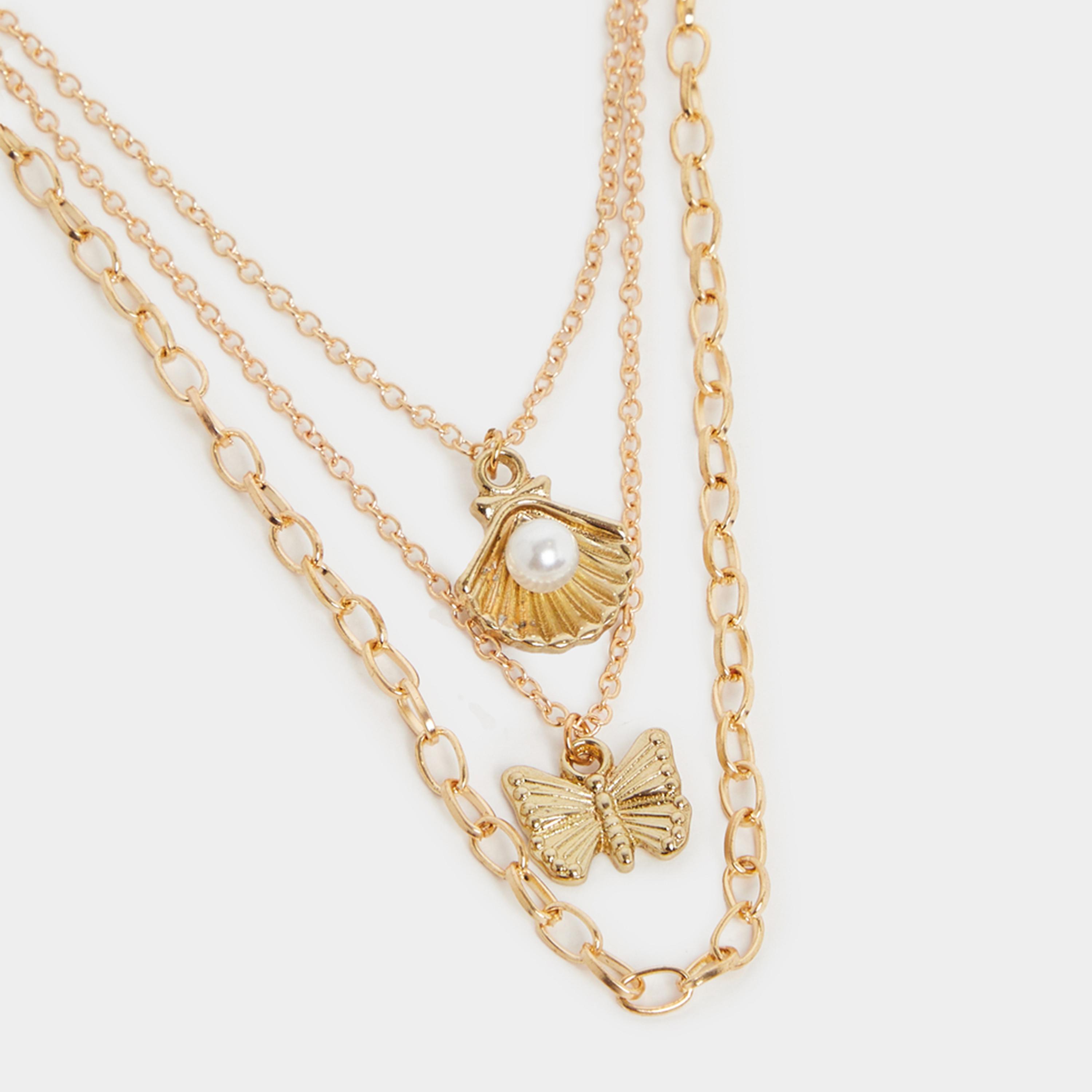 ستايلي - سلسال مزدوج مزين-women-watchesandjewellery-jewellery-necklacesandpendants-image-3