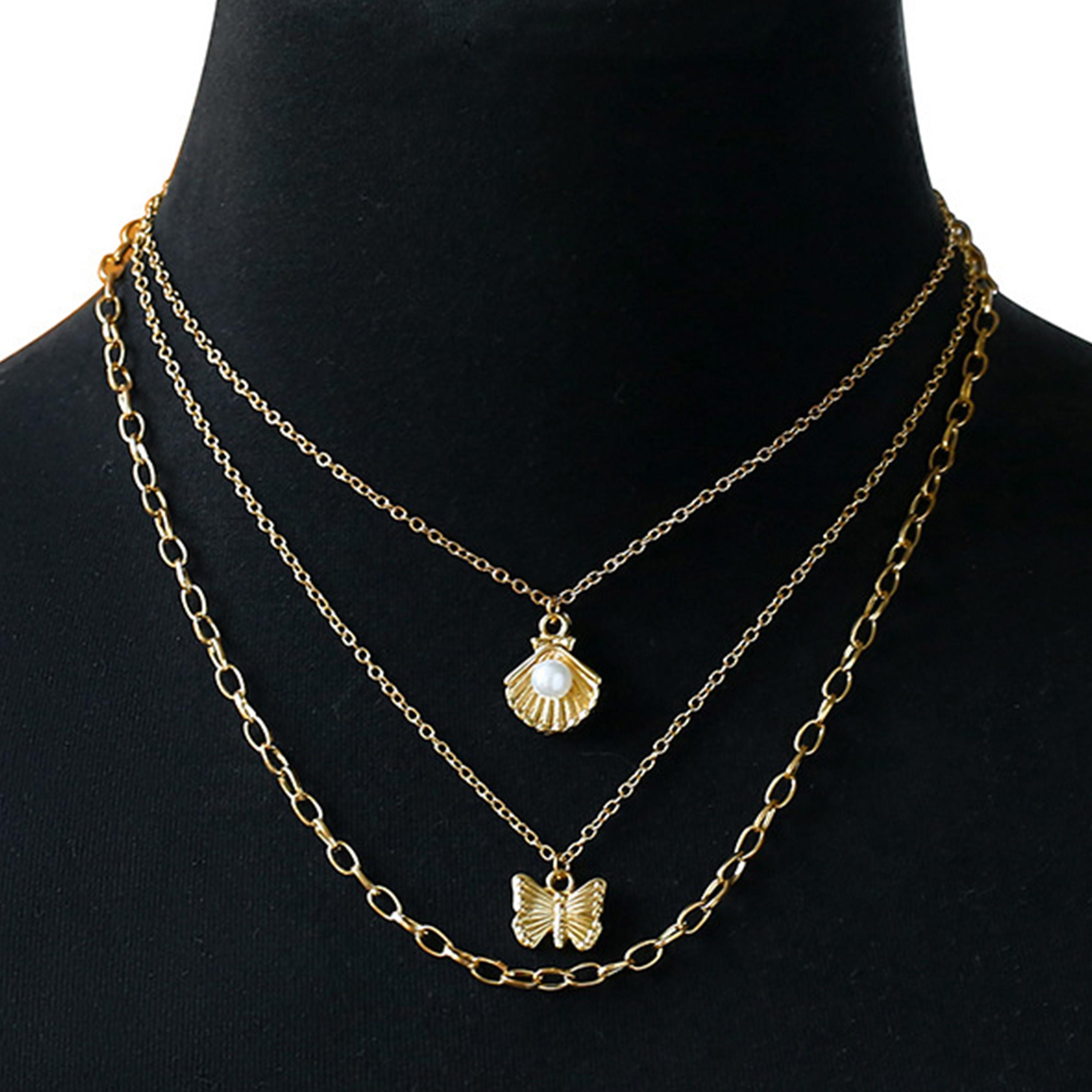 Styli Dual Drop Embellished Necklace-women-watchesandjewellery-jewellery-necklacesandpendants-image-5