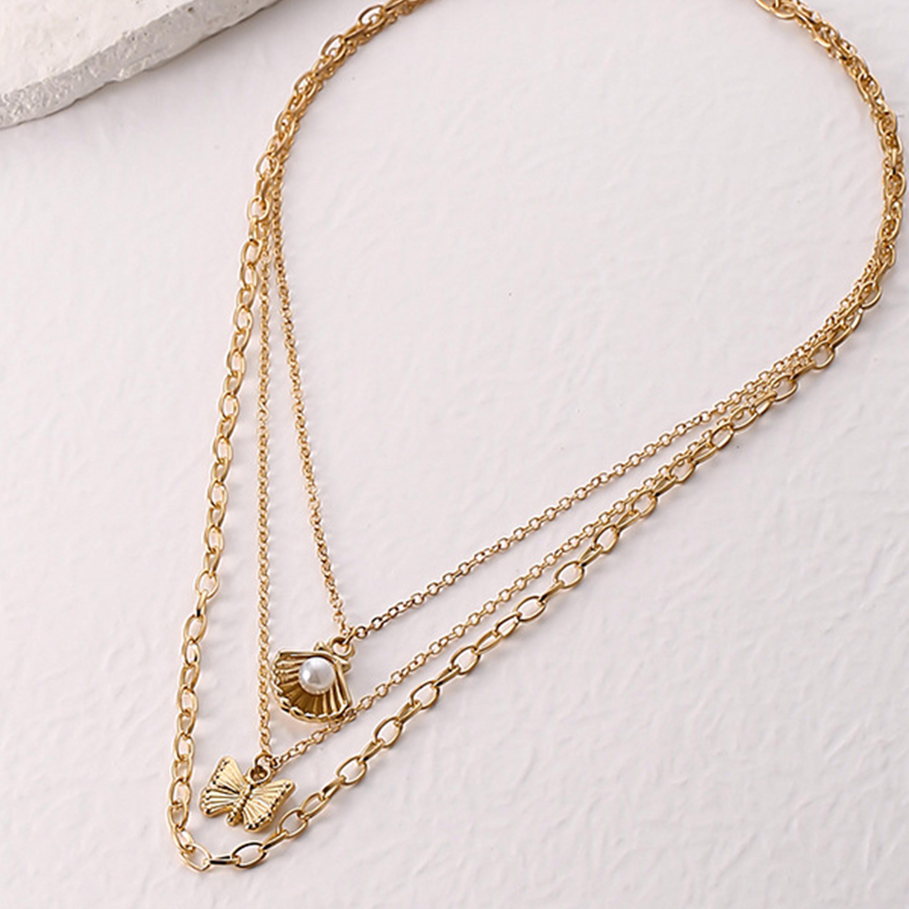 Styli Dual Drop Embellished Necklace-women-watchesandjewellery-jewellery-necklacesandpendants-image-6