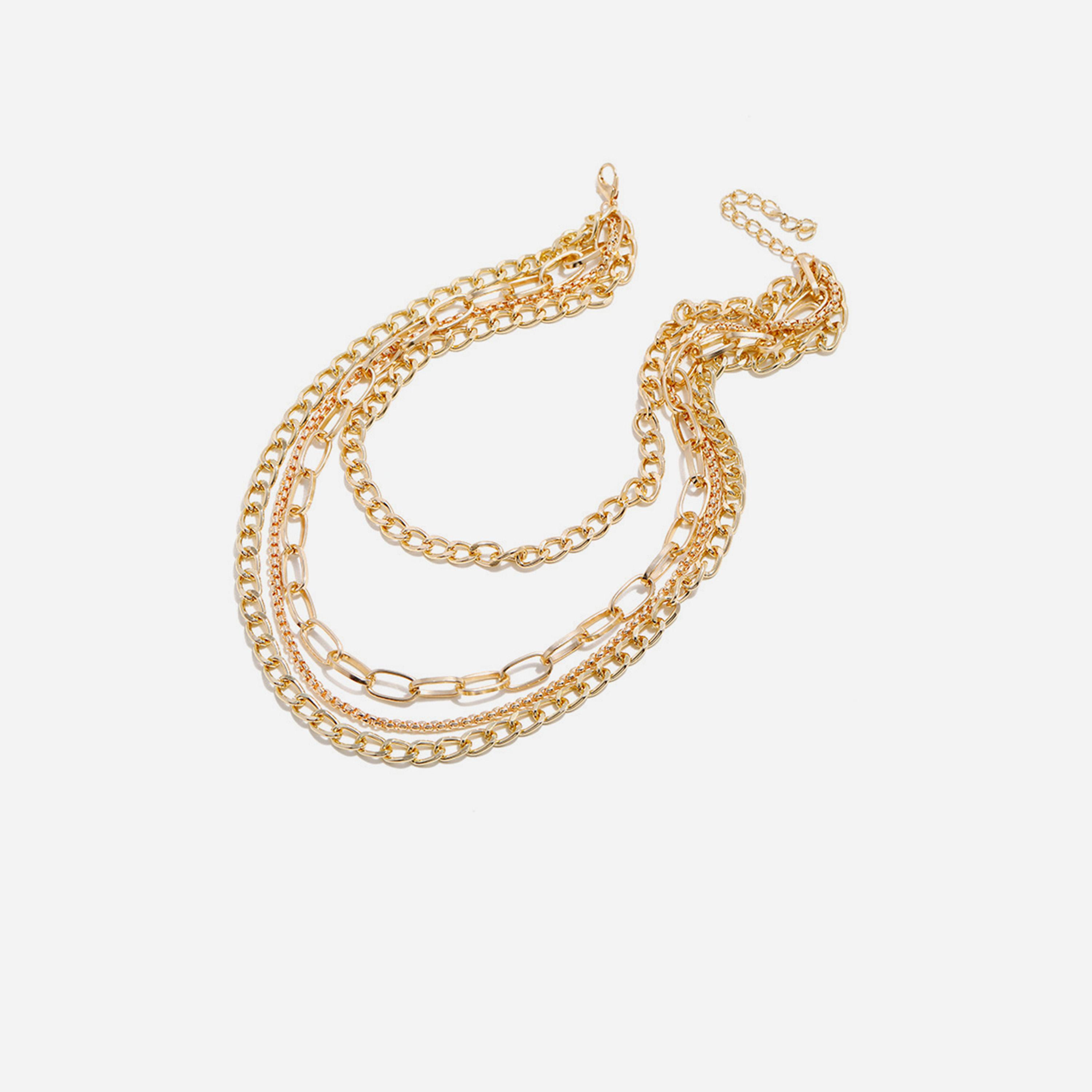 ستايلي - سلسال حلقات متعدد الطبقات-women-watchesandjewellery-jewellery-necklacesandpendants-image-2