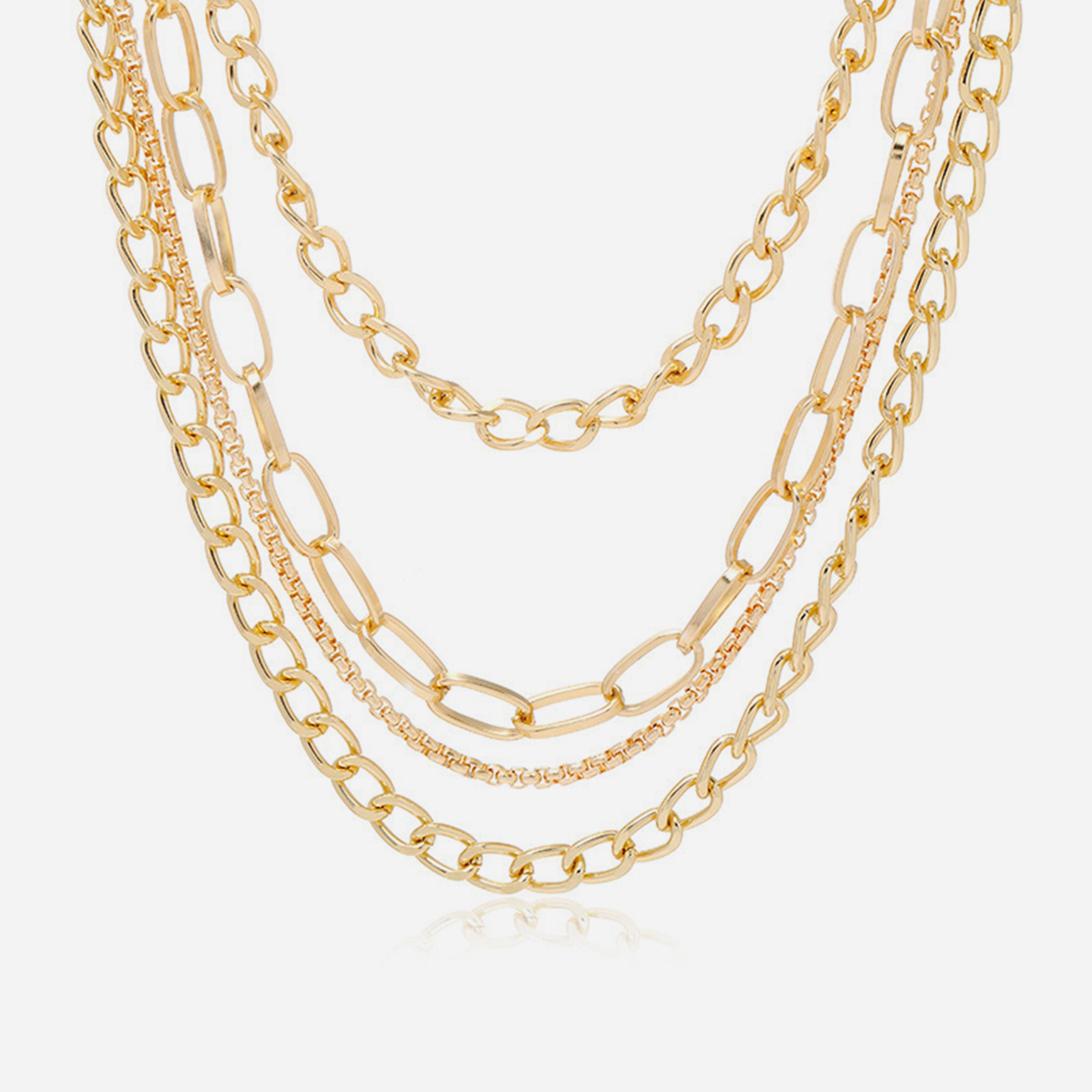 ستايلي - سلسال حلقات متعدد الطبقات-women-watchesandjewellery-jewellery-necklacesandpendants-image-3