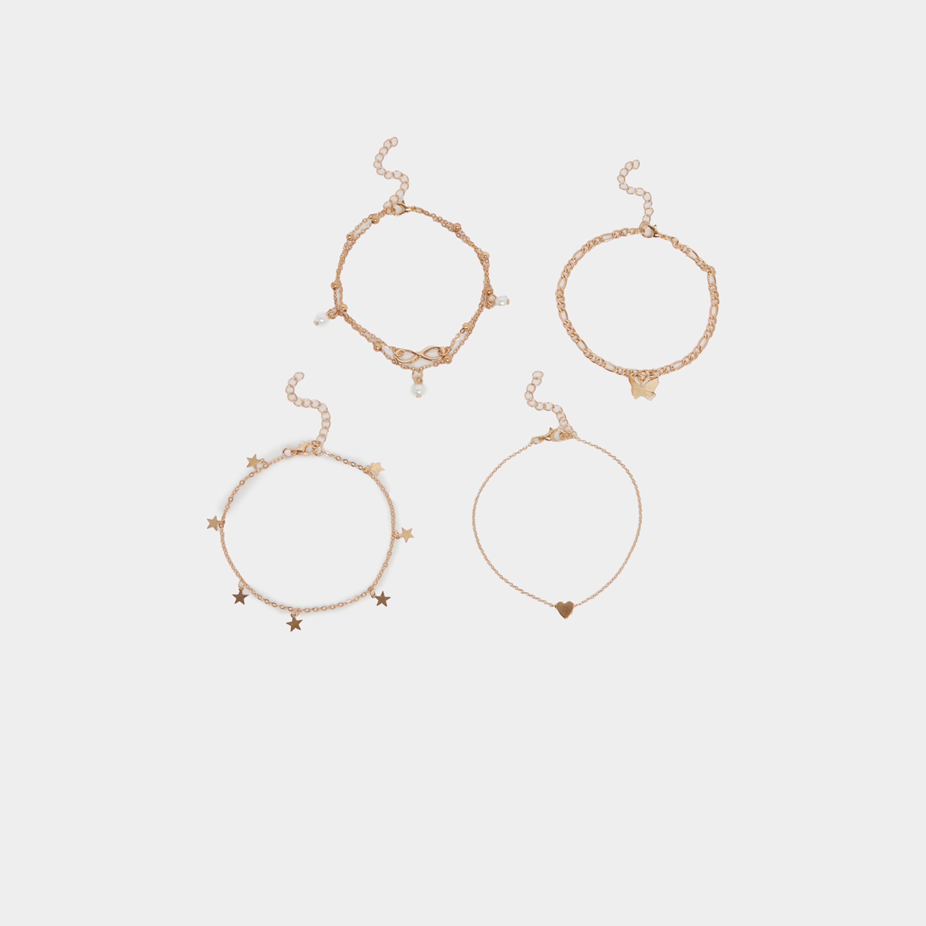 Styli Set of 3 - Assorted Chain Anklet-women-watchesandjewellery-jewellery-anklets-image-1