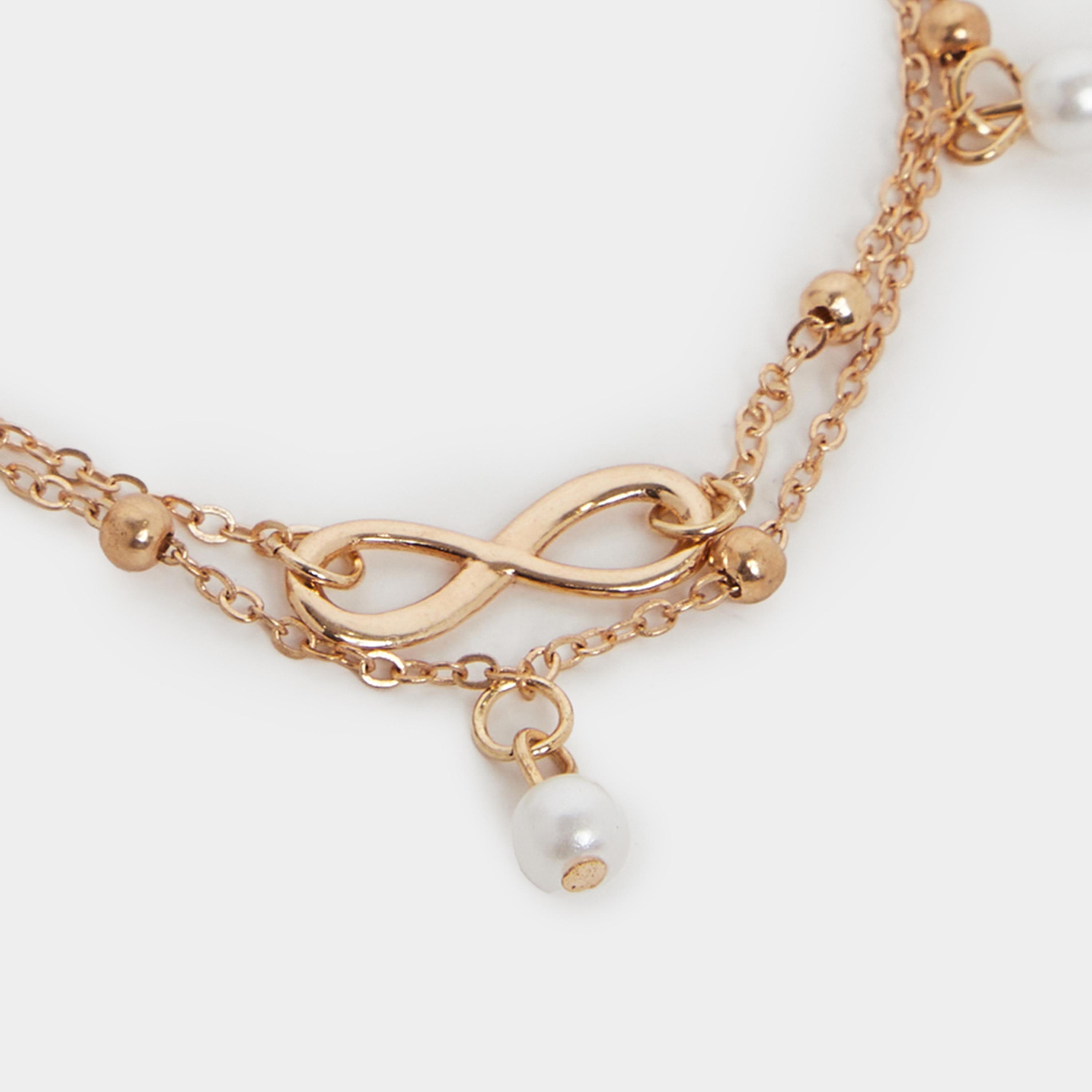 ستايلي - مجموعة من 3 قطع - خلخال متنوع-women-watchesandjewellery-jewellery-anklets-image-2