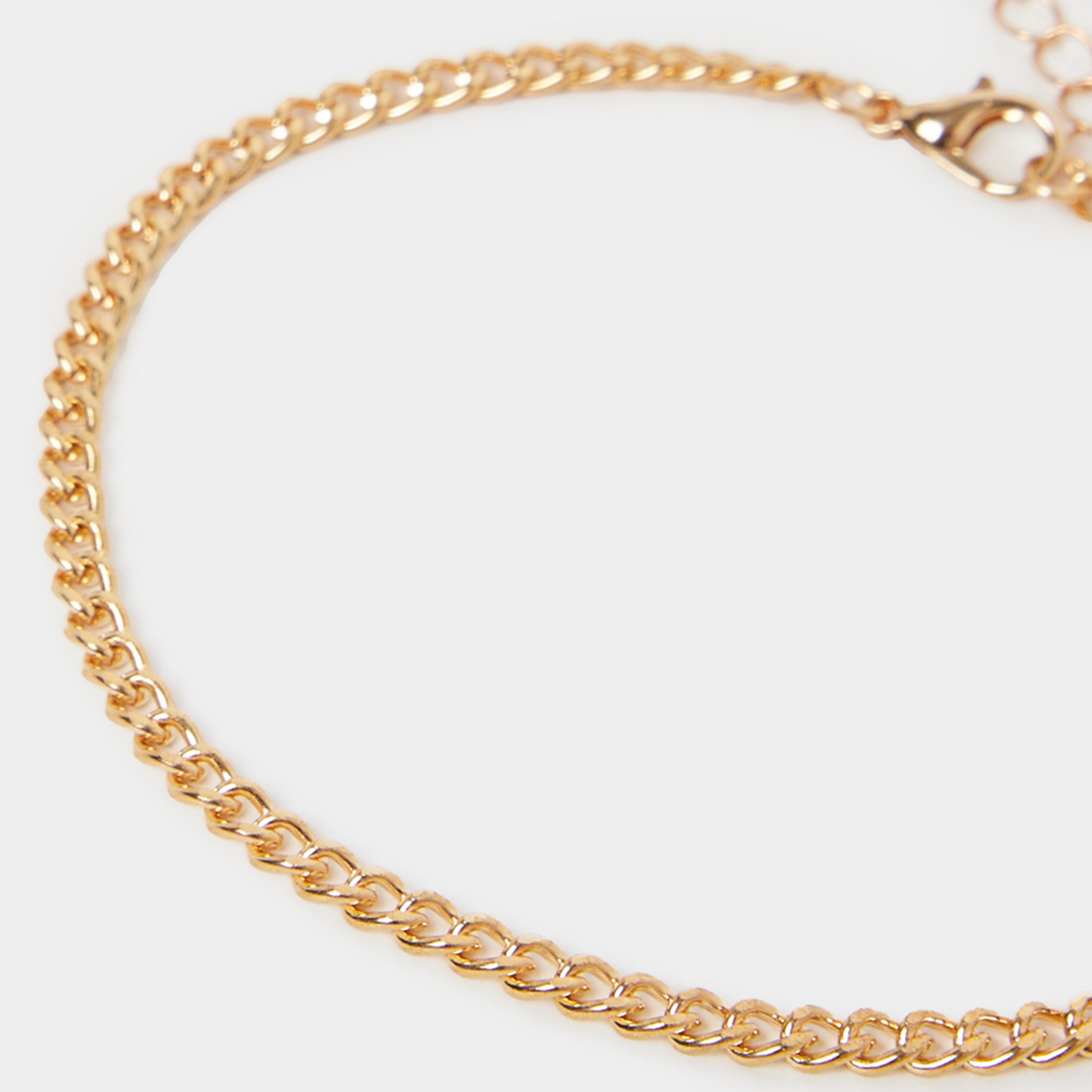 ستايلي - طقم من قطعتين - خلخال مسطح-women-watchesandjewellery-jewellery-anklets-image-4