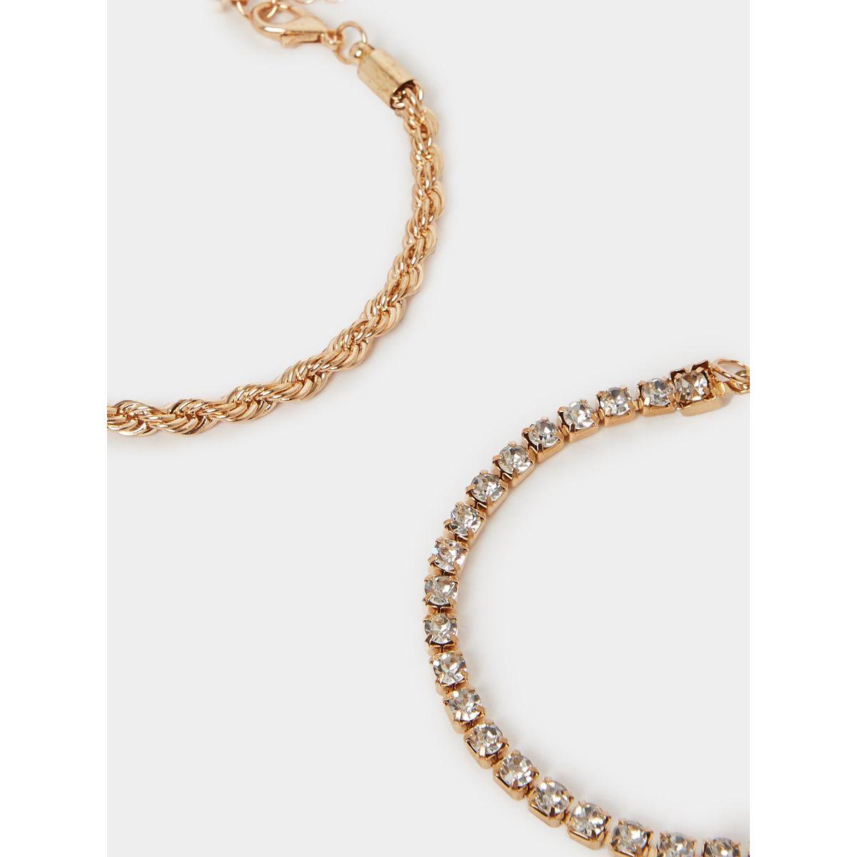 مجموعة من 3 أساور يد كاجوال-women-watchesandjewellery-jewellery-banglesandbracelets-image-4